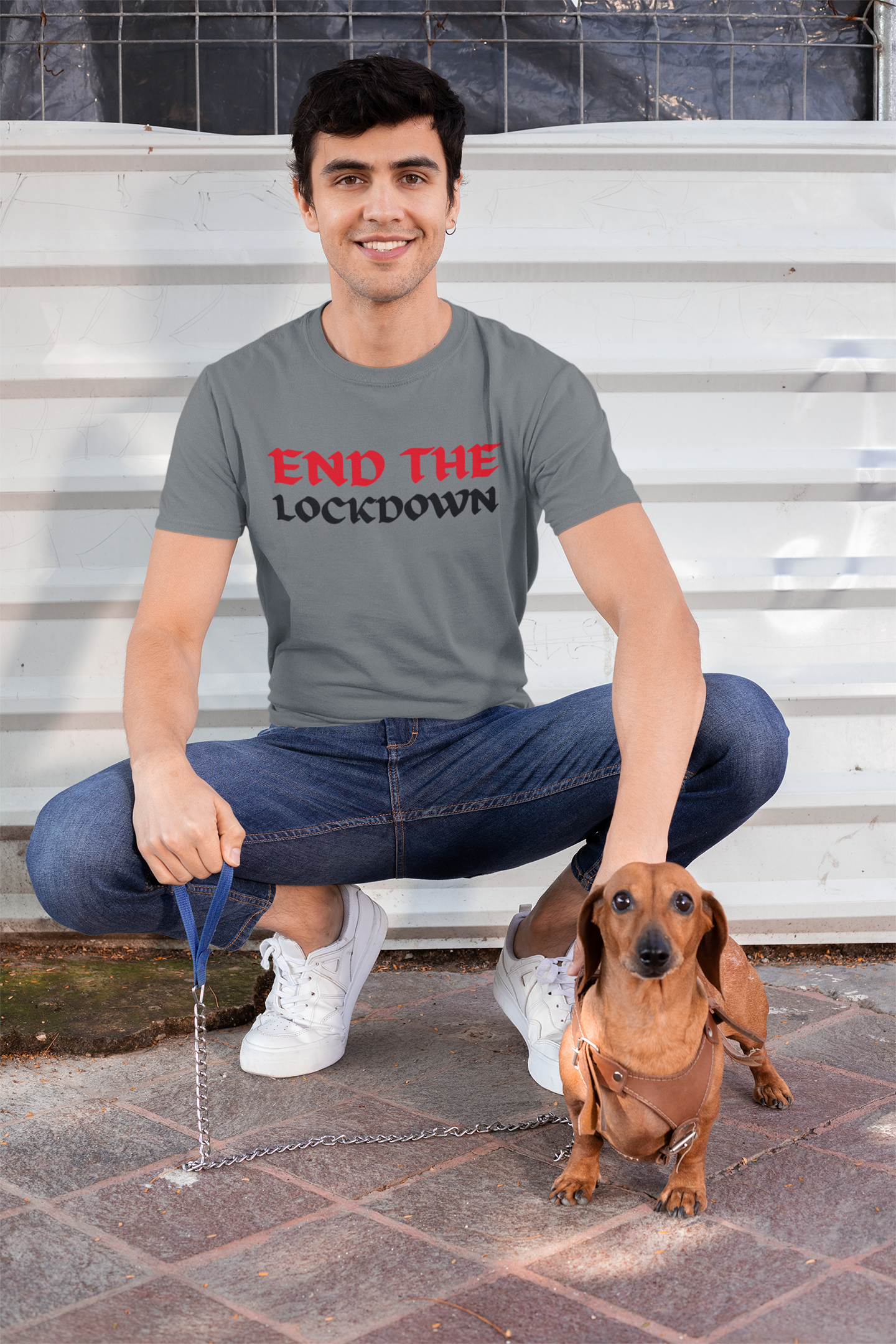 Anti Lockdown Anti Government Mens Half Sleeves T-shirt- FunkyTeesClub