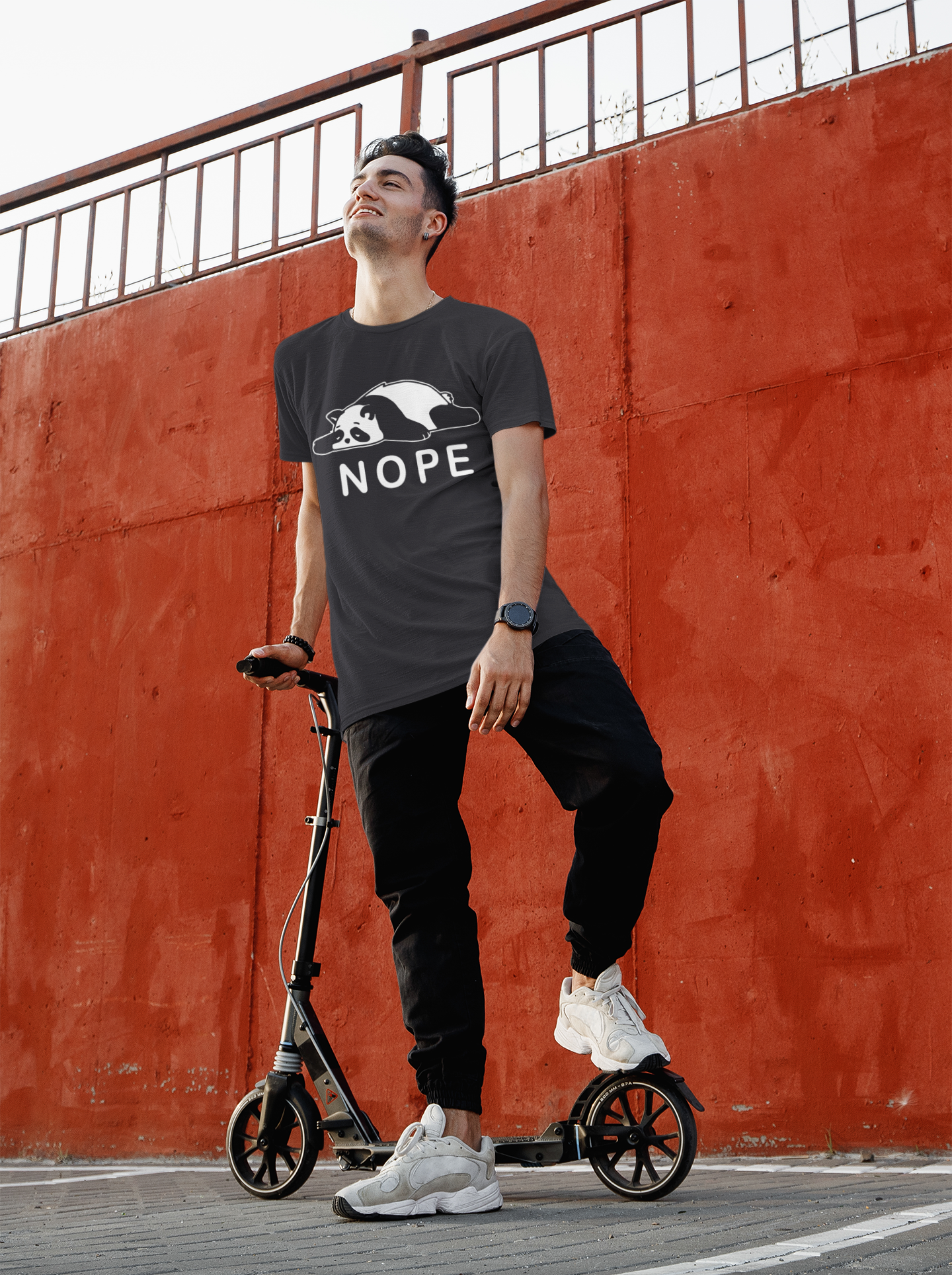 Nope Mens Half Sleeves T-shirt- FunkyTeesClub