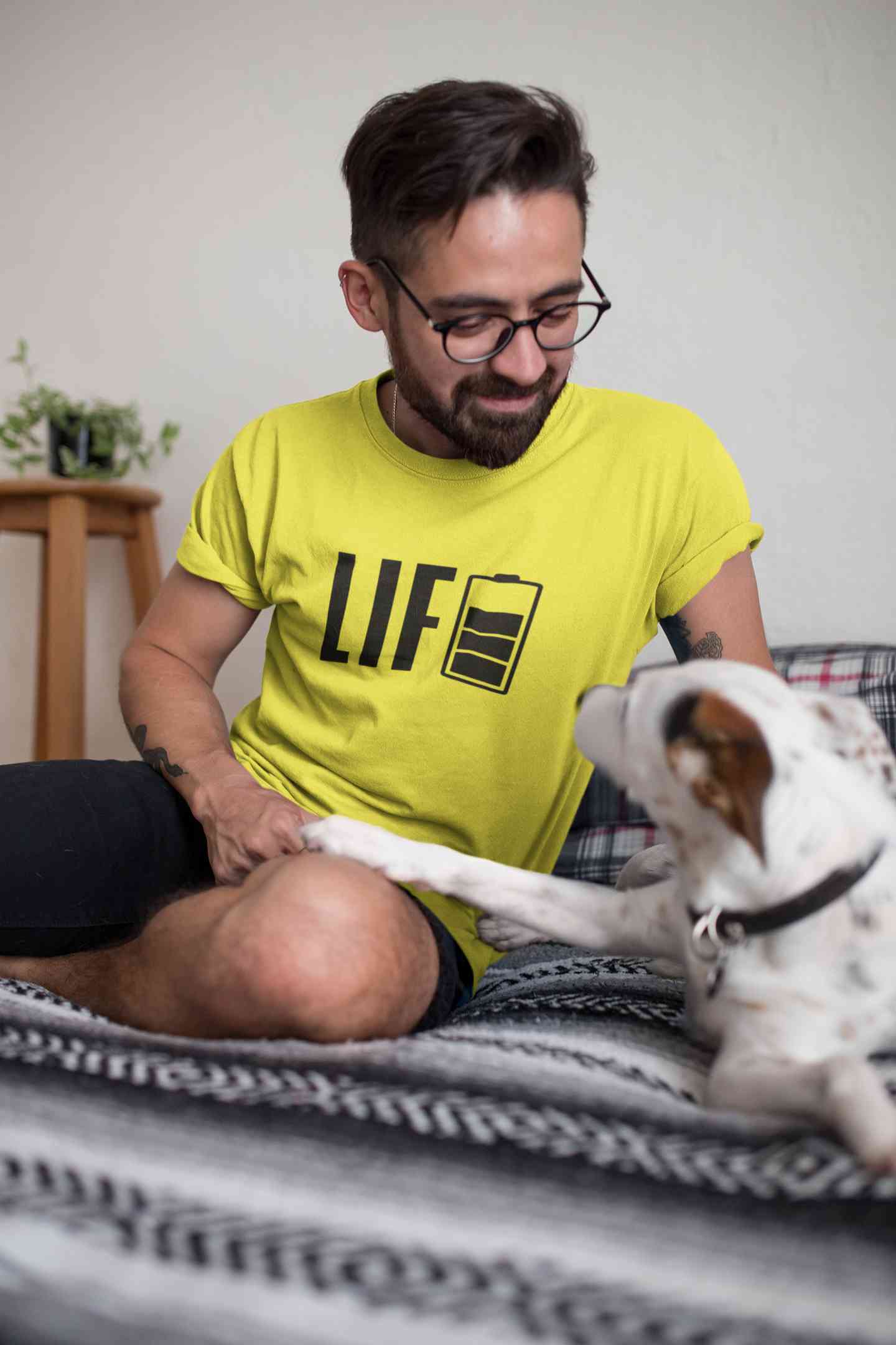 Life Mens Half Sleeves T-shirt- FunkyTeesClub