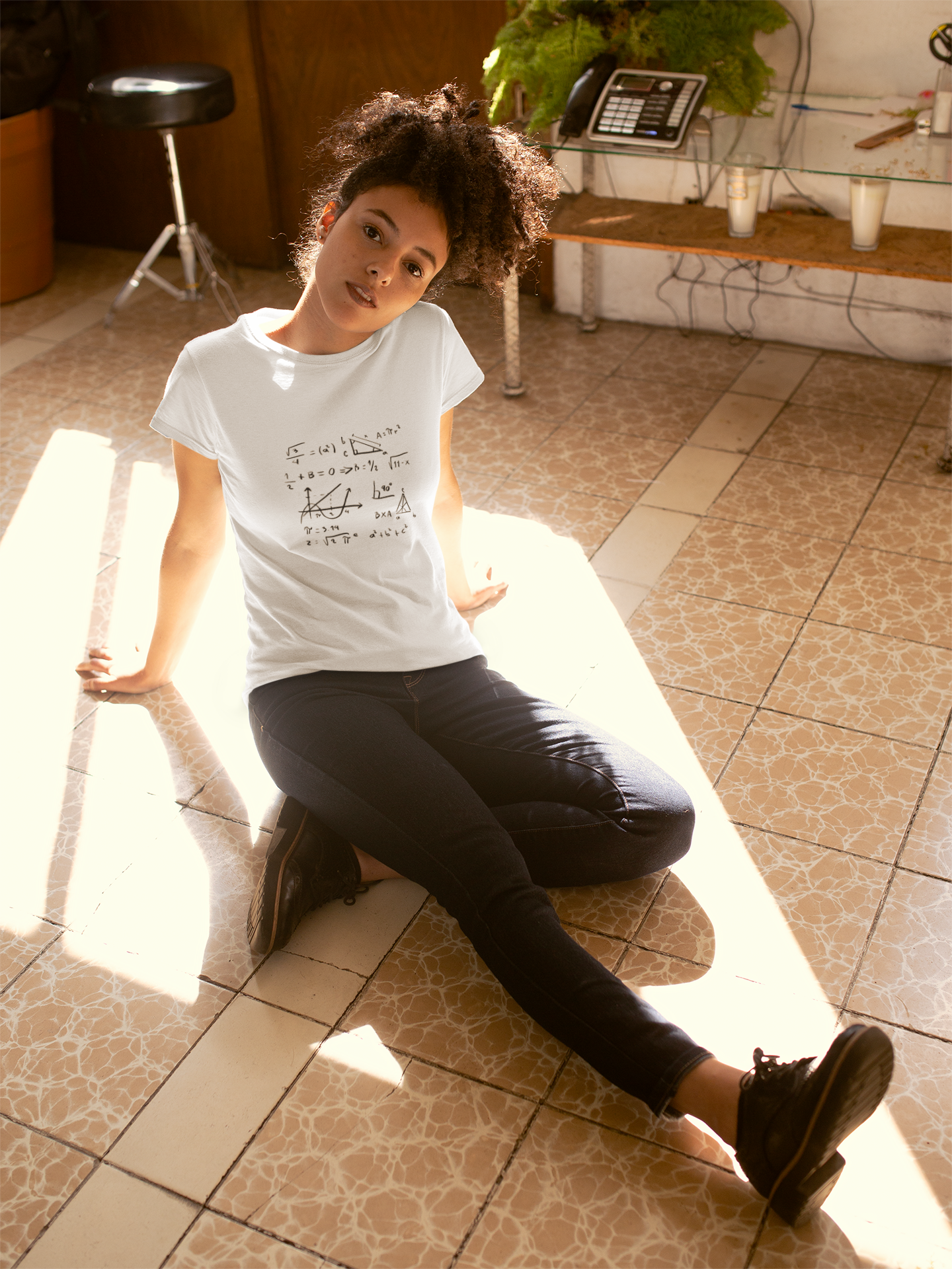 Math Formula Women Half Sleeves T-shirt- FunkyTeesClub