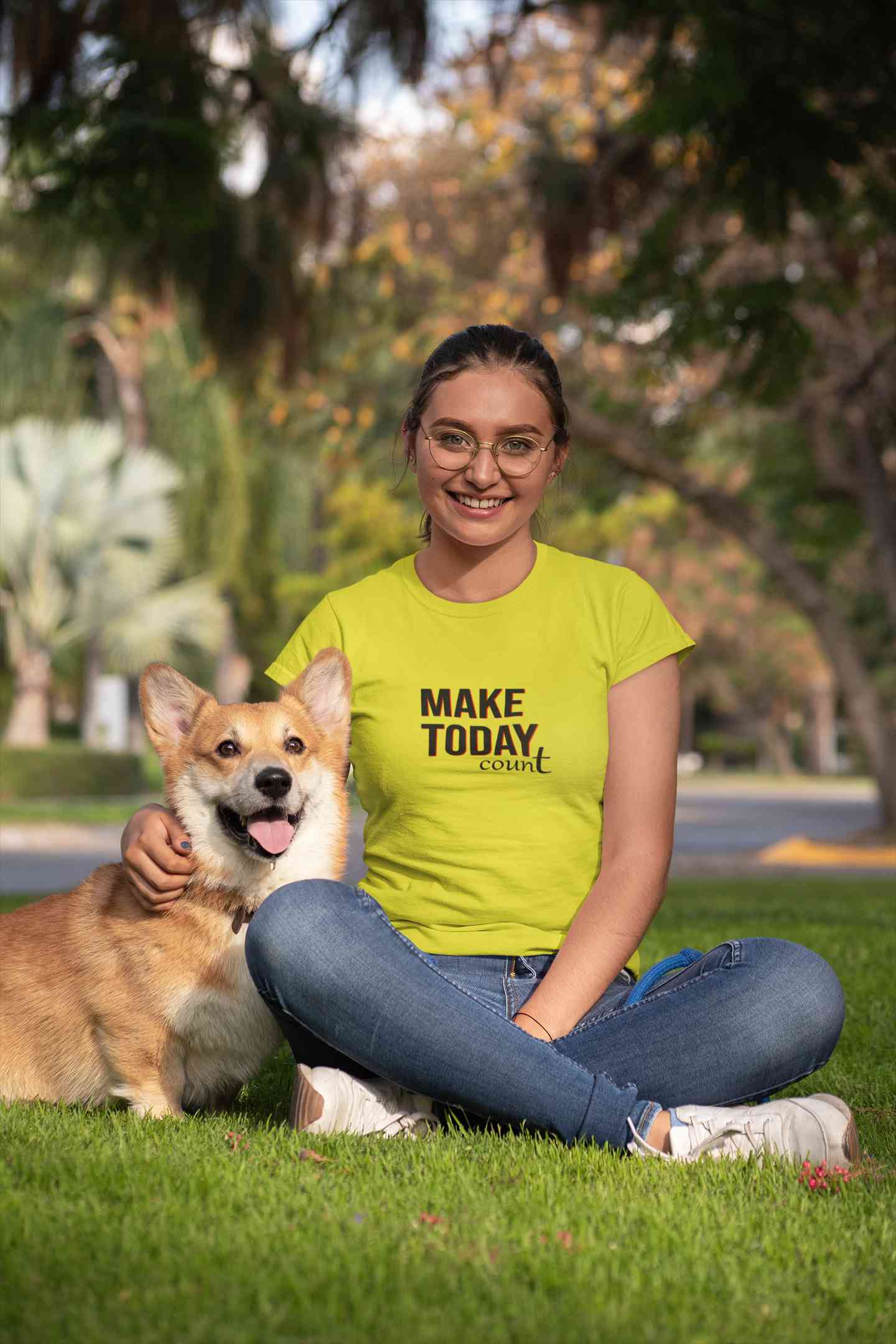 Make Today Count Women Half Sleeves T-shirt- FunkyTeesClub