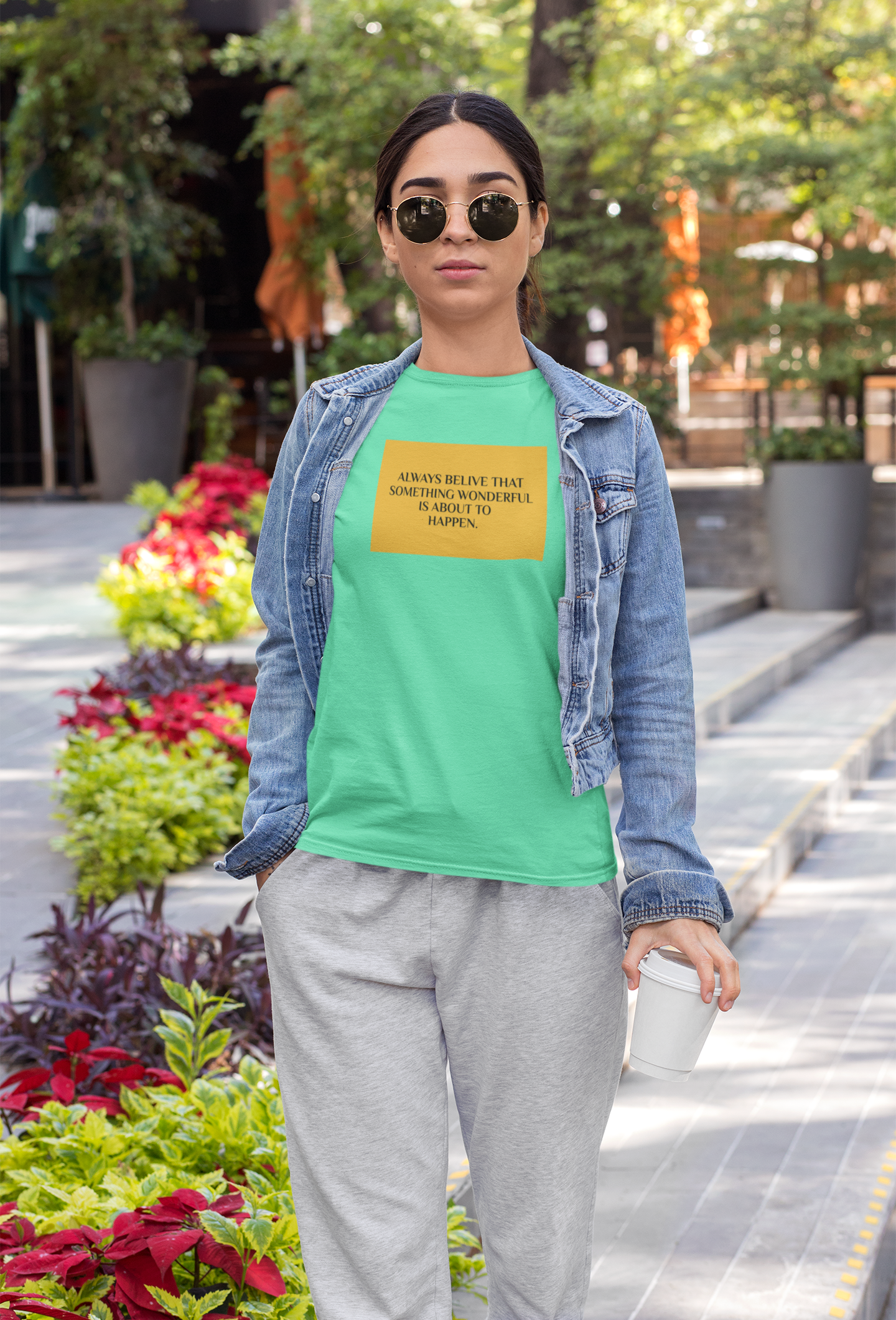 Always Believe Quotes Women Half Sleeves T-shirt- FunkyTeesClub