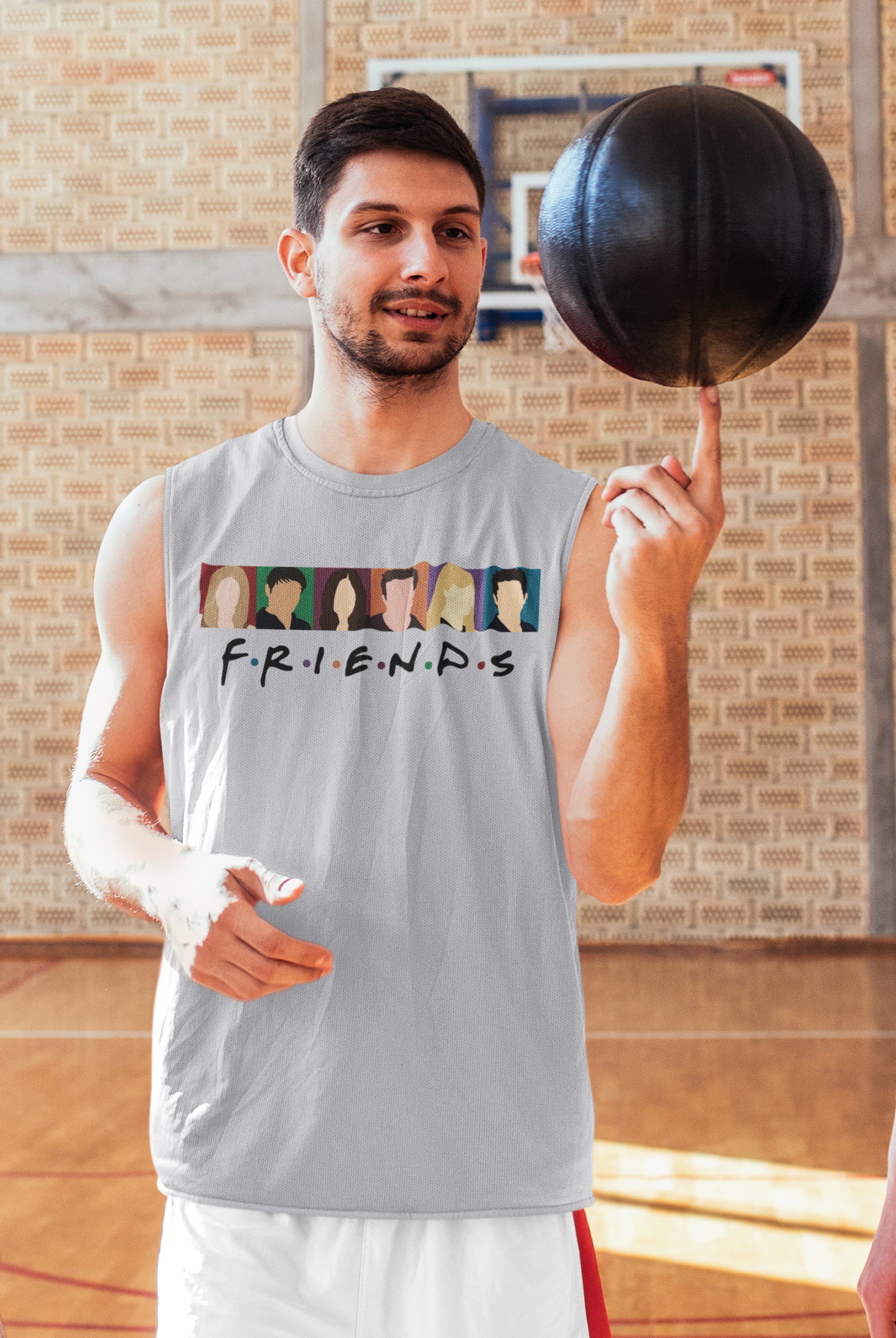 F.R.I.E.N.D.S. Friends Web Series Men Gym Vest-FunkyTeesClub