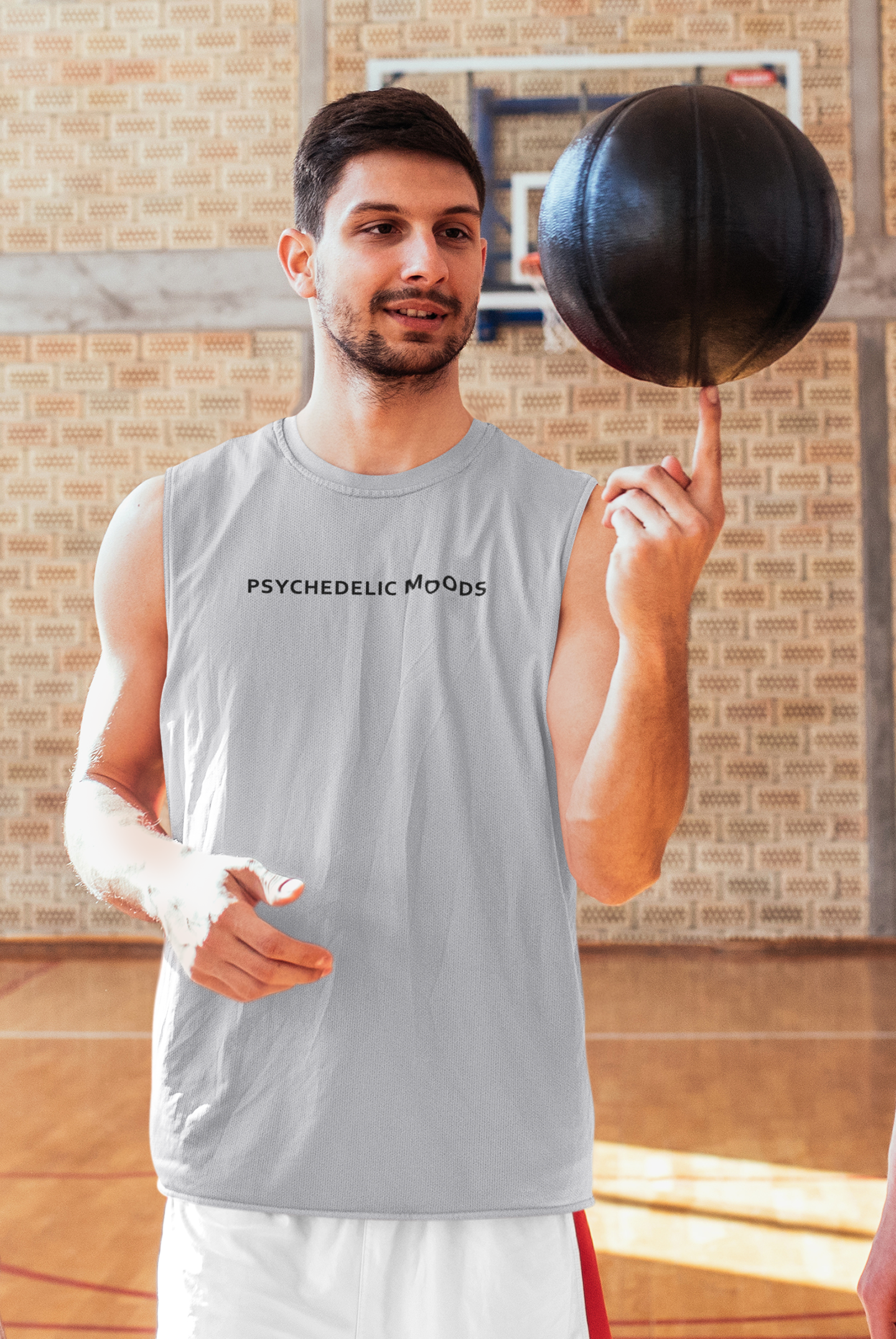 Psychedelic Moods Minimal Men Sleeveless T-Shirts-FunkyTeesClub