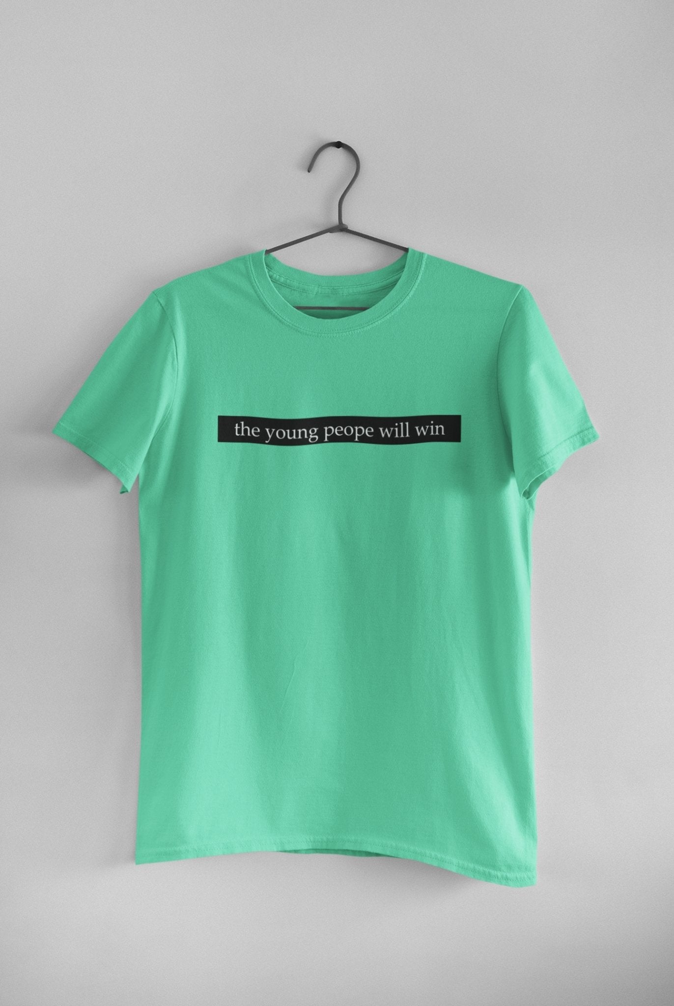 The Young People Will Win Teenpreneur Mens Half Sleeves T-shirt- FunkyTeesClub - Funky Tees Club