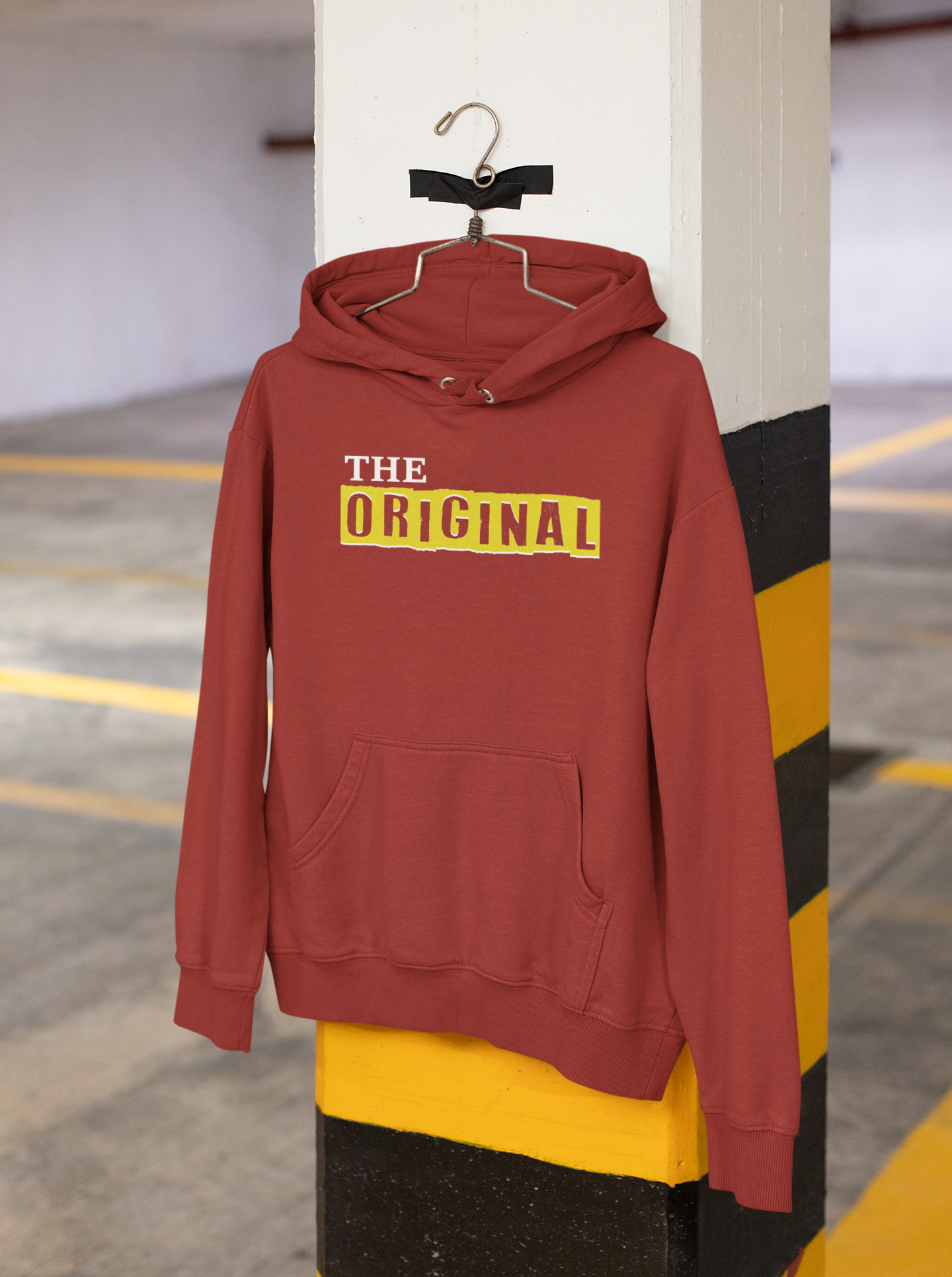 The Original Father and Son Red Matching Hoodies- FunkyTeesClub