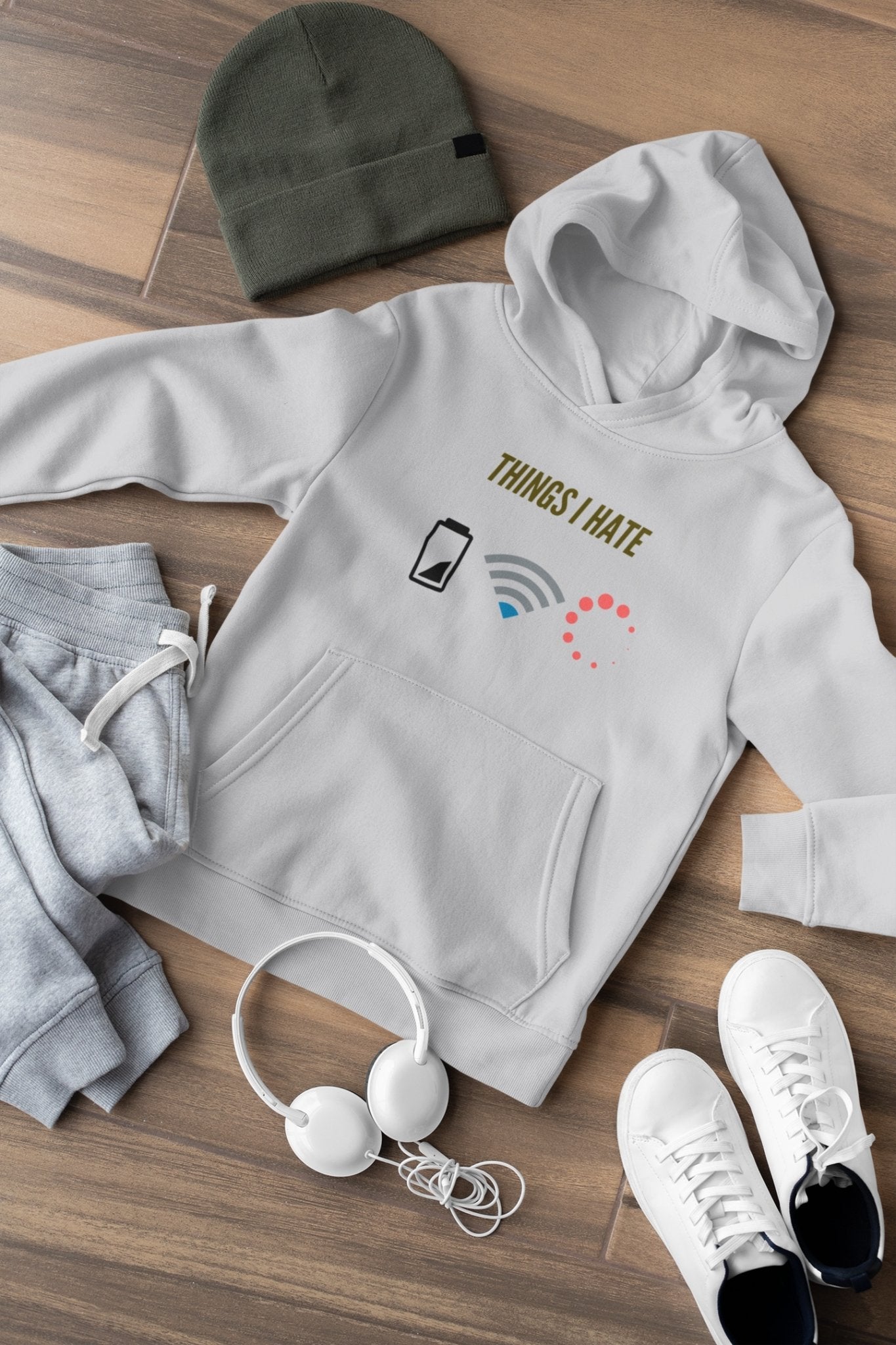 Things I hate Geek Men Hoodies-FunkyTeesClub - Funky Tees Club