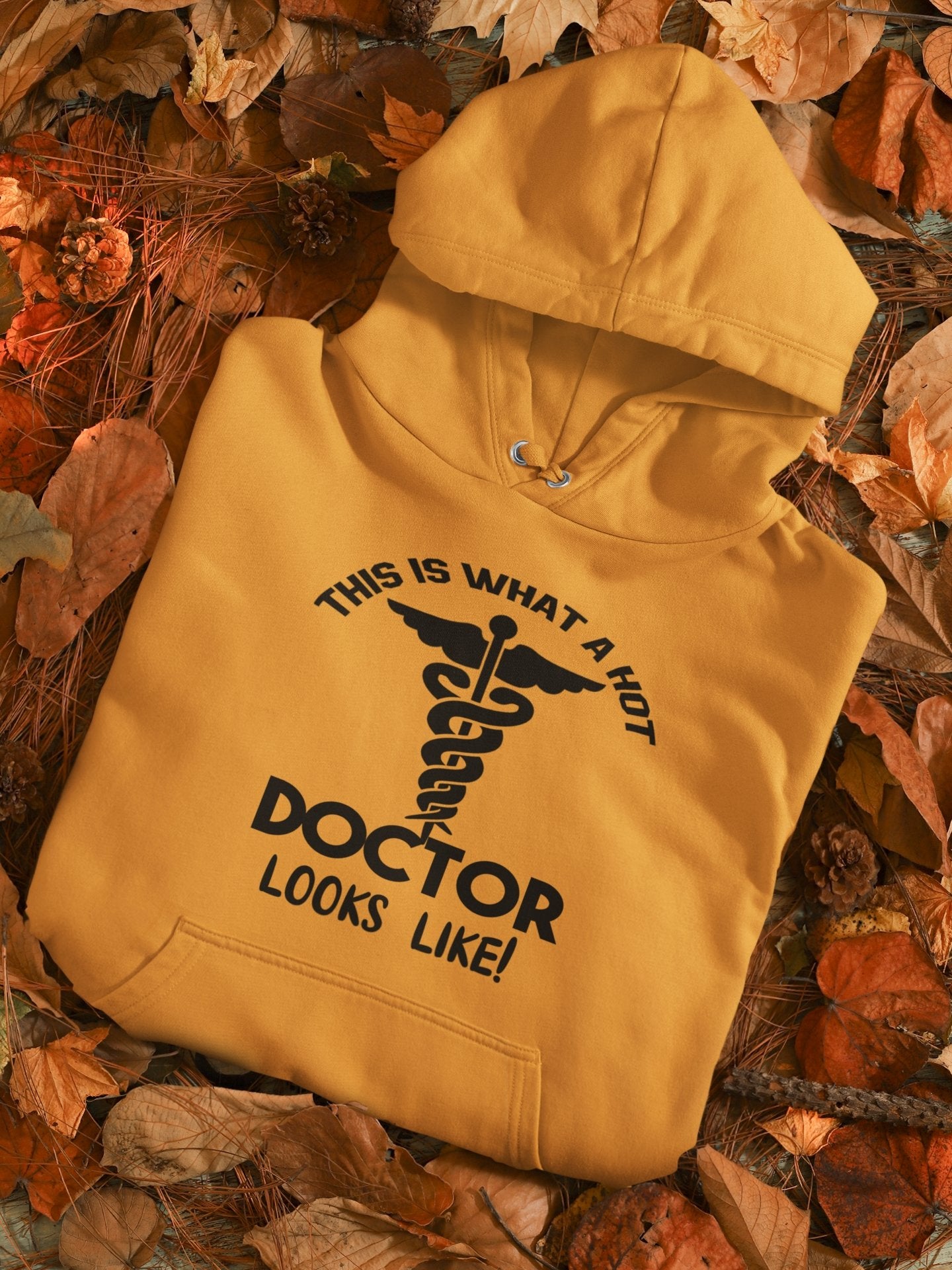 This Is What A Hot Doctor Looks Like Hoodies for Women-FunkyTeesClub - Funky Tees Club