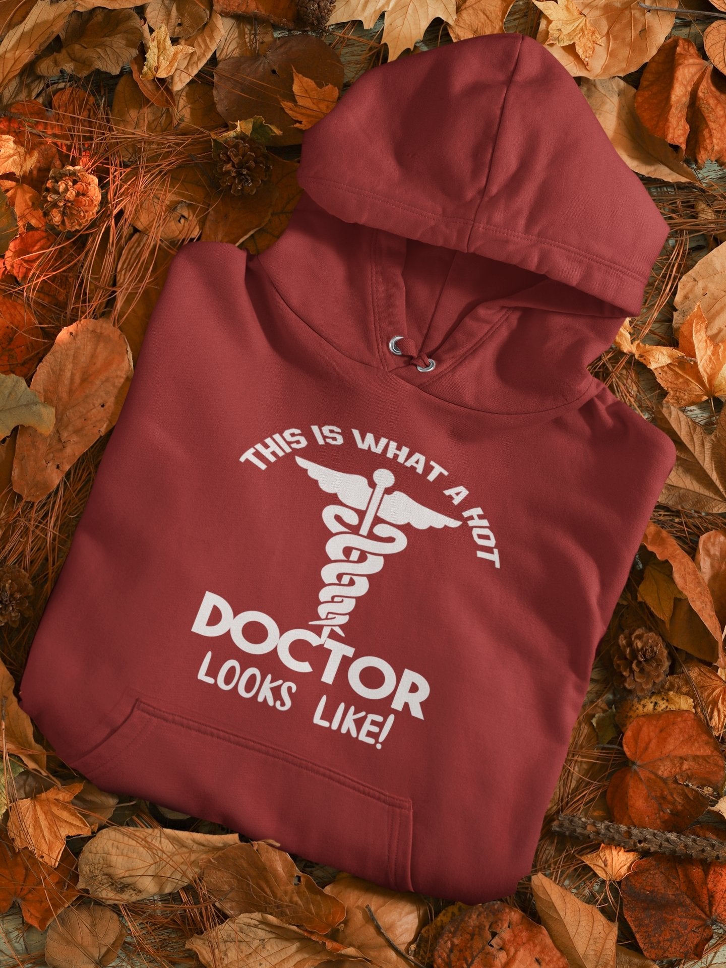 This Is What A Hot Doctor Looks Like Hoodies for Women-FunkyTeesClub - Funky Tees Club