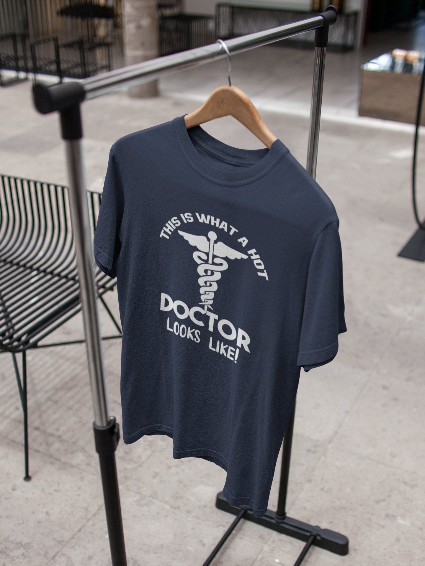 This Is What A Hot Doctor Looks Like Mens Half Sleeves T-shirt- FunkyTeesClub - Funky Tees Club