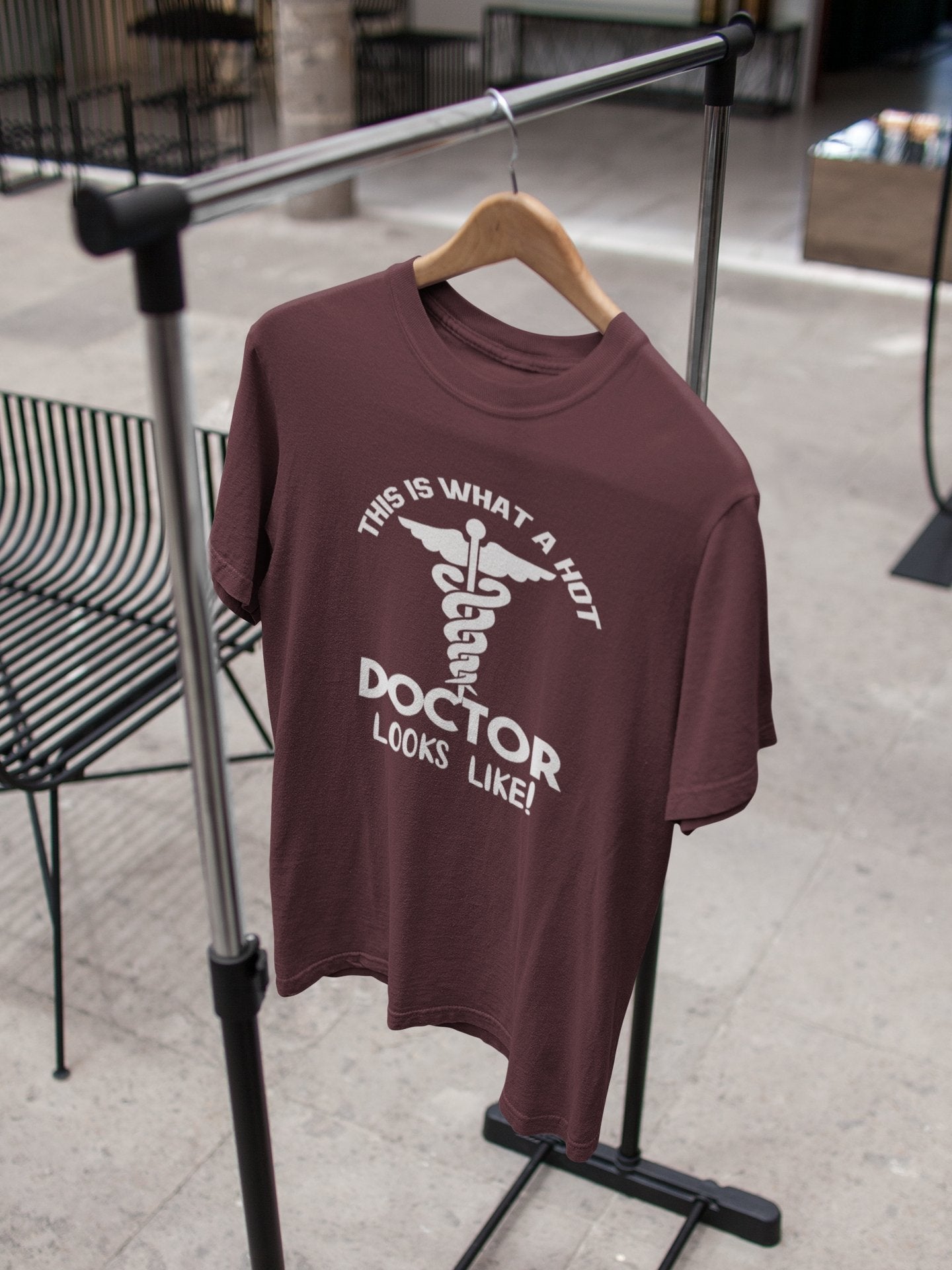 This Is What A Hot Doctor Looks Like Mens Half Sleeves T-shirt- FunkyTeesClub - Funky Tees Club