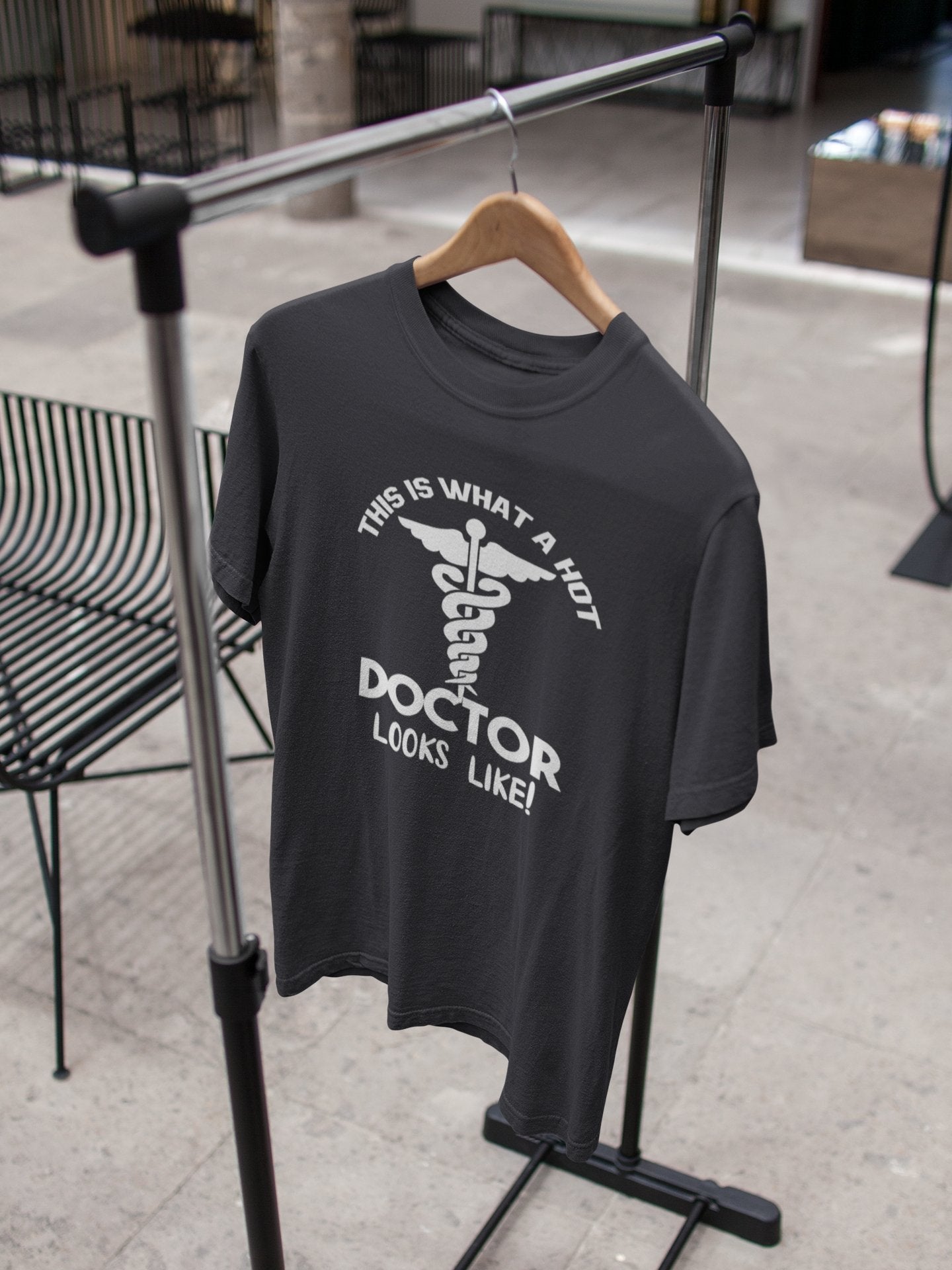 This Is What A Hot Doctor Looks Like Mens Half Sleeves T-shirt- FunkyTeesClub - Funky Tees Club