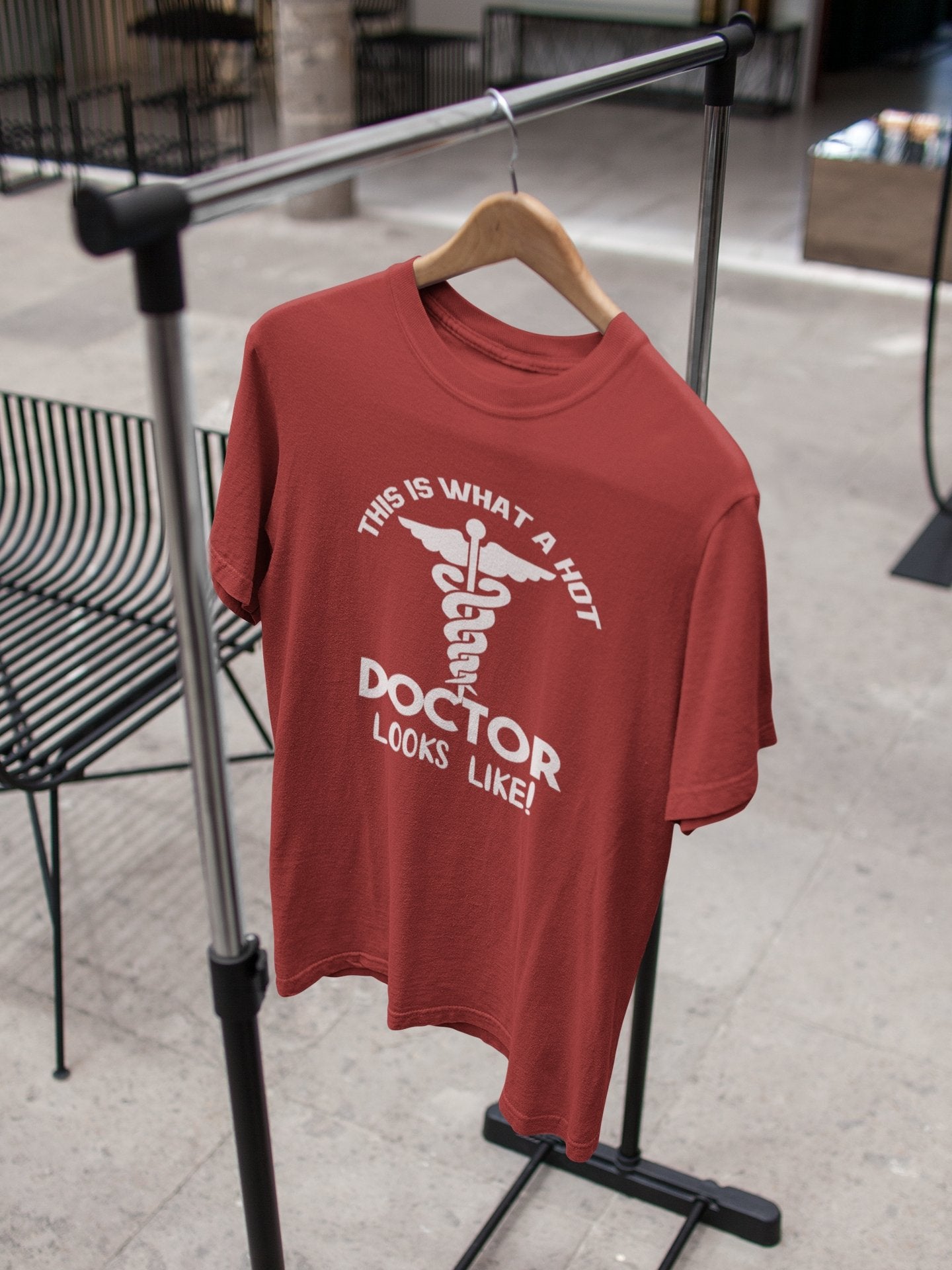 This Is What A Hot Doctor Looks Like Mens Half Sleeves T-shirt- FunkyTeesClub - Funky Tees Club