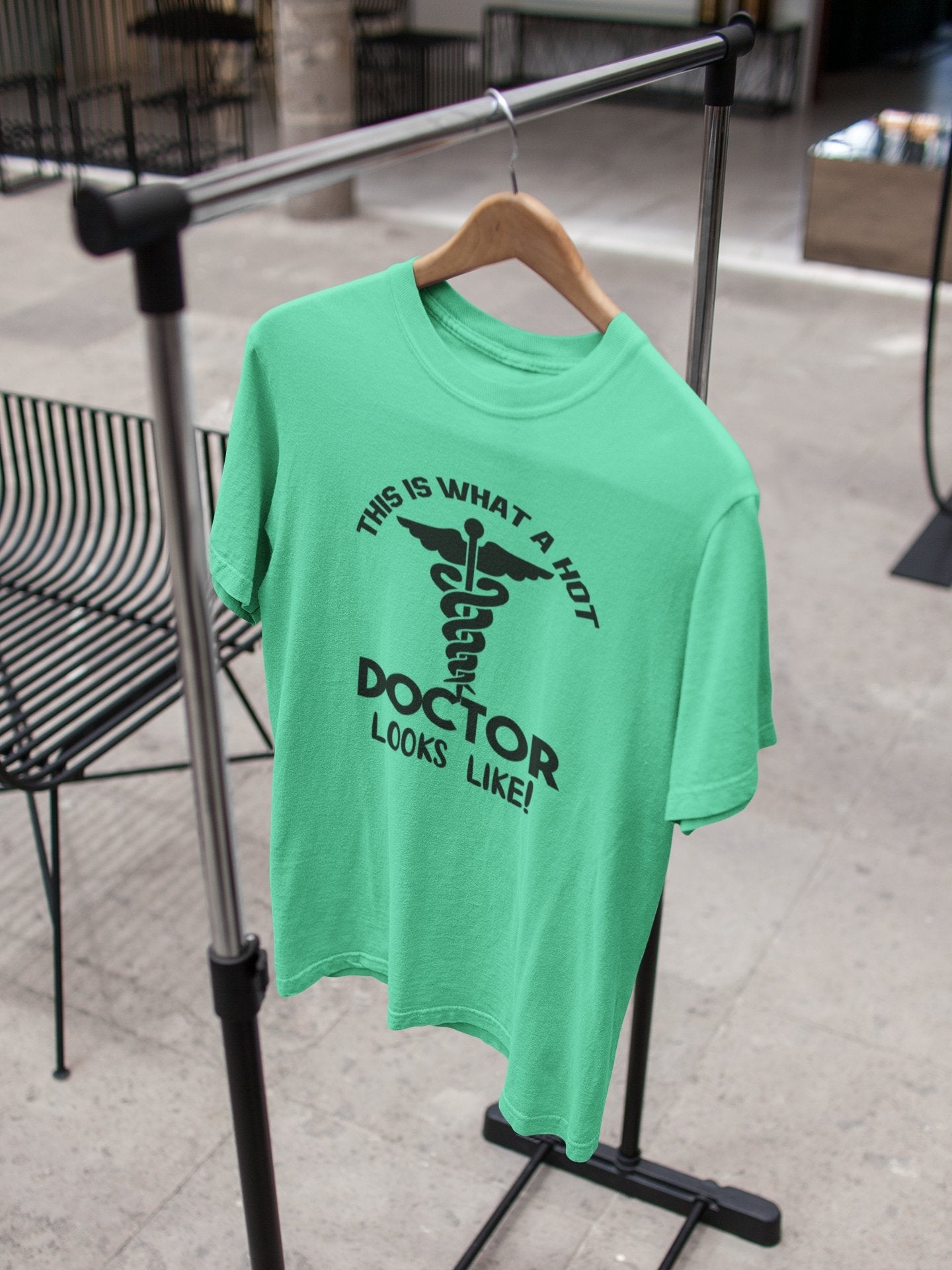 This Is What A Hot Doctor Looks Like Women Half Sleeves T-shirt- FunkyTeesClub - Funky Tees Club