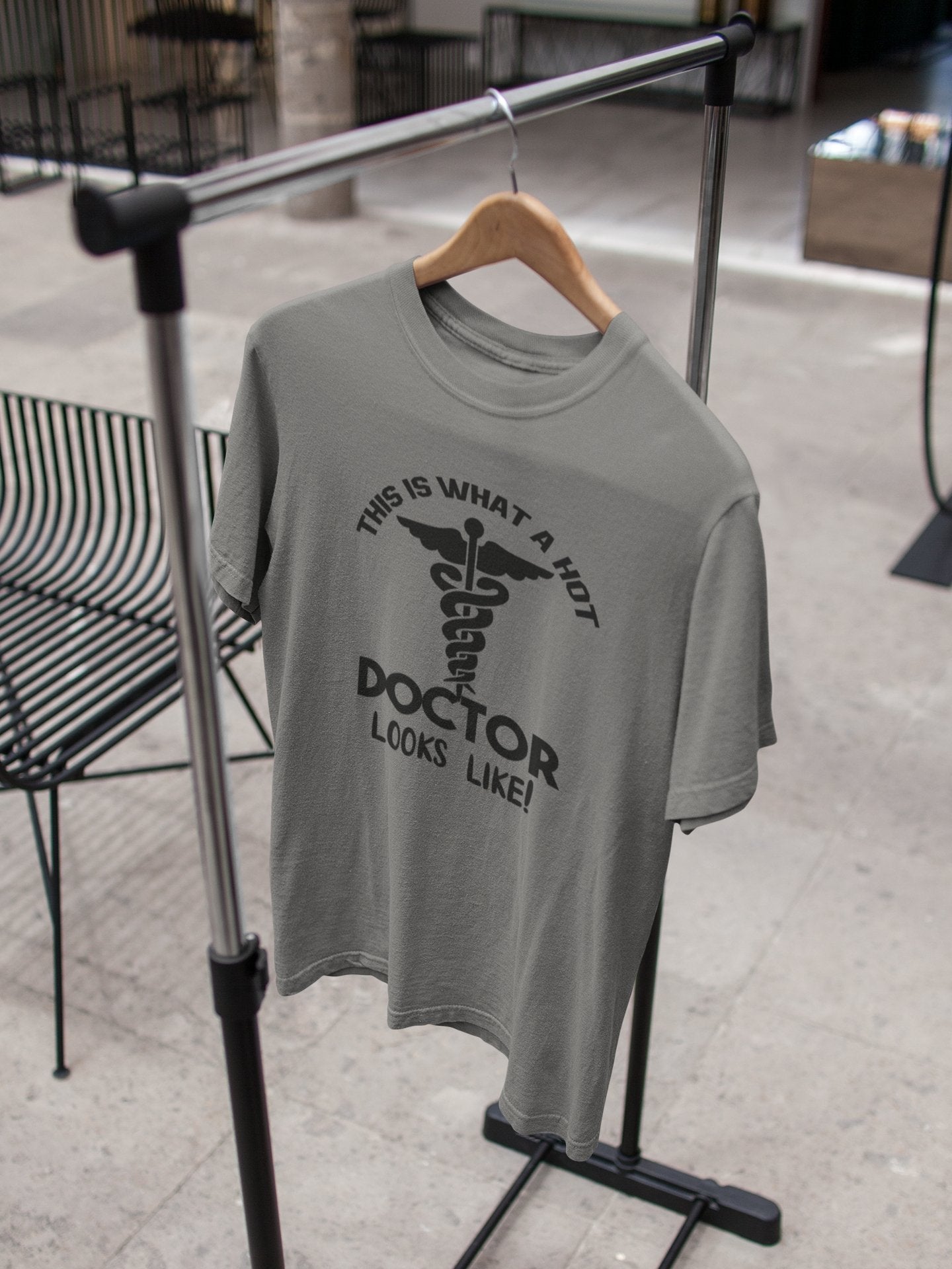 This Is What A Hot Doctor Looks Like Women Half Sleeves T-shirt- FunkyTeesClub - Funky Tees Club