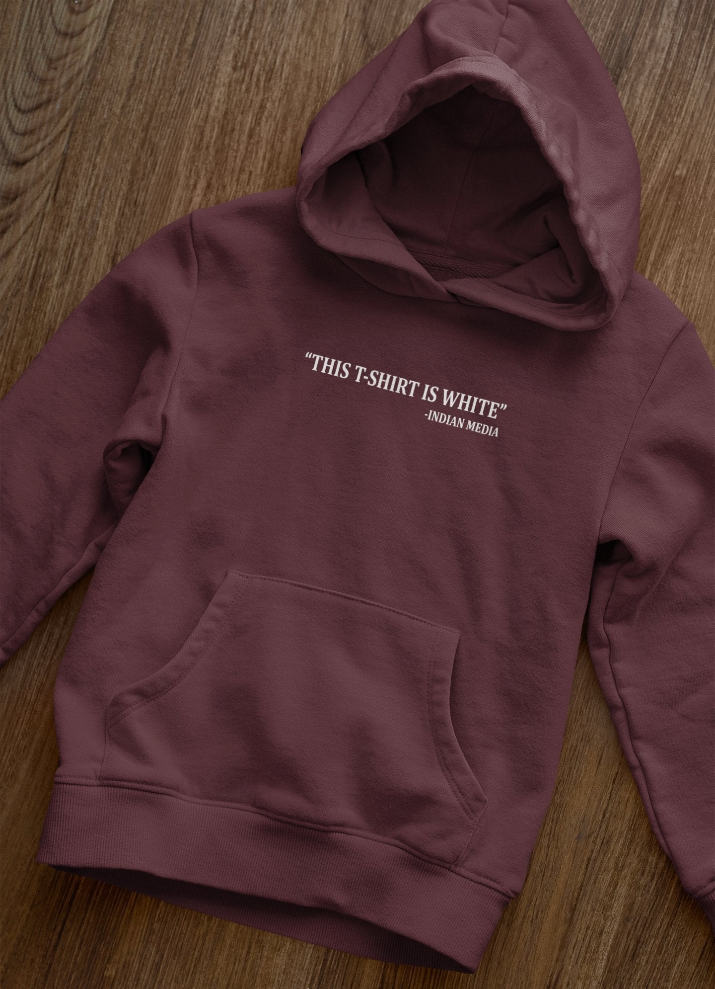 This T Shirt Is White Men Hoodies-FunkyTeesClub - Funky Tees Club