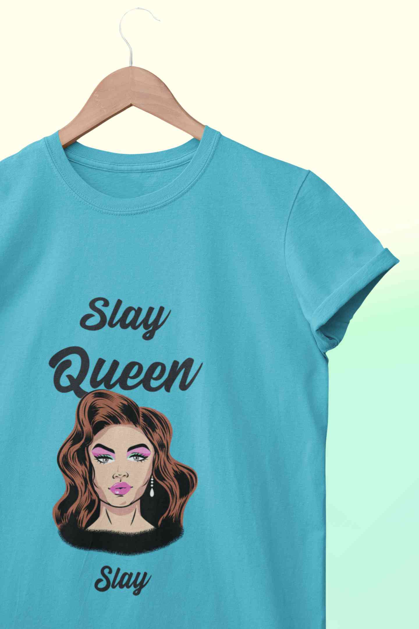 Slay Queen Women Half Sleeves T-shirt- FunkyTeesClub