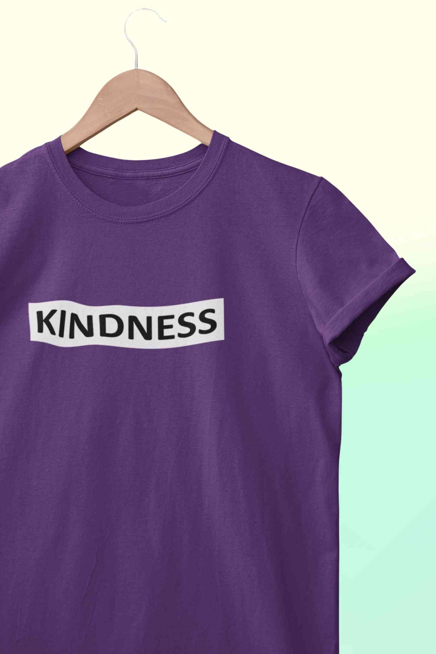 Kindness Mens Half Sleeves T-shirt- FunkyTeesClub