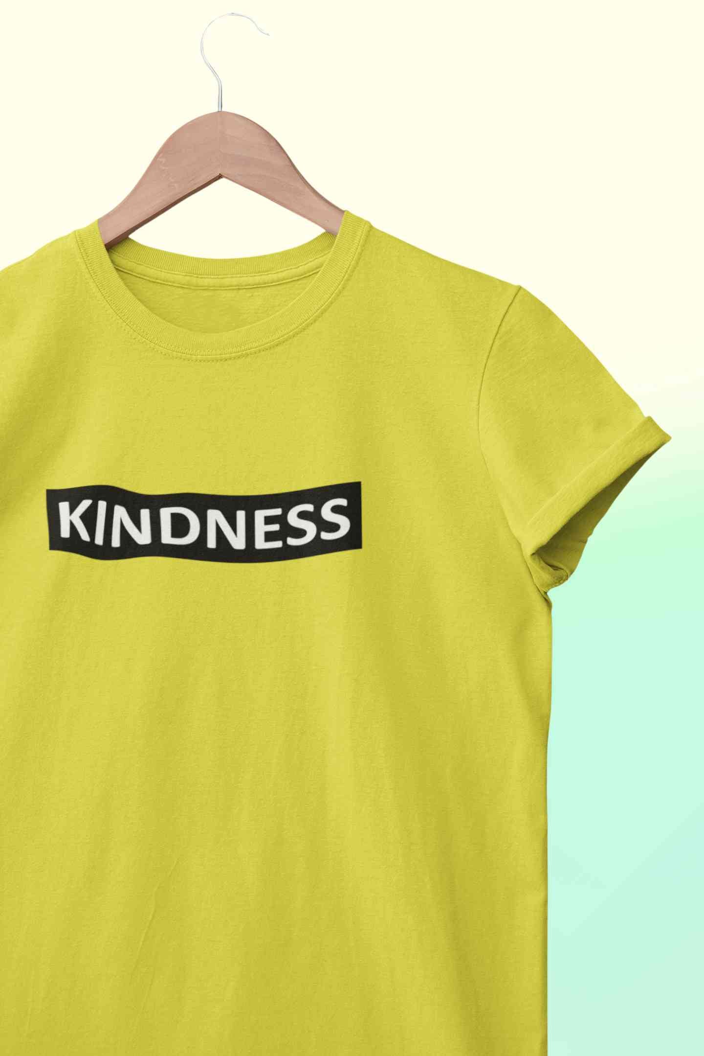 Kindness Mens Half Sleeves T-shirt- FunkyTeesClub