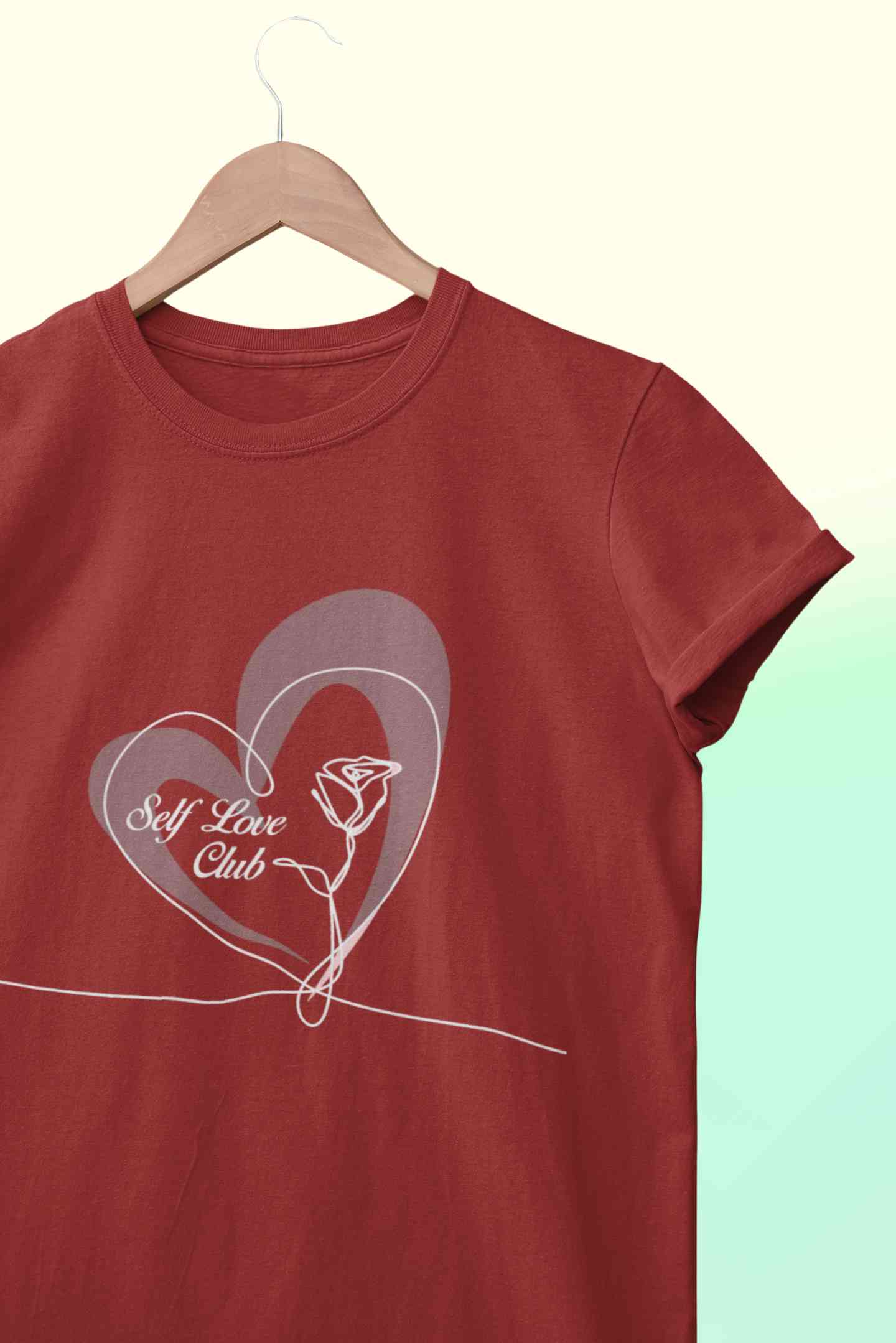 Self Love Club Women Half Sleeves T-shirt- FunkyTeesClub