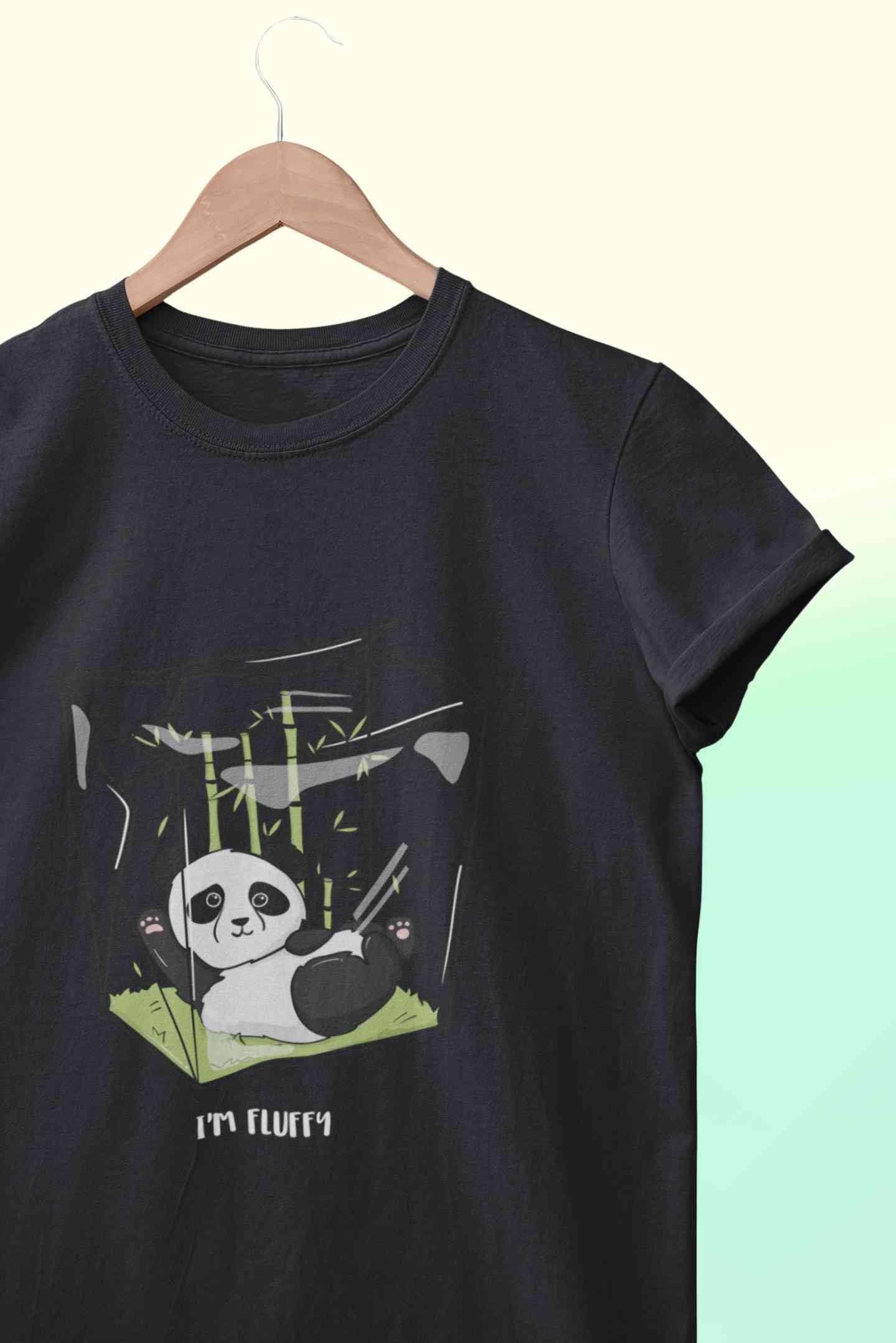 I Am Fluffy Women Half Sleeves T-shirt- FunkyTeesClub