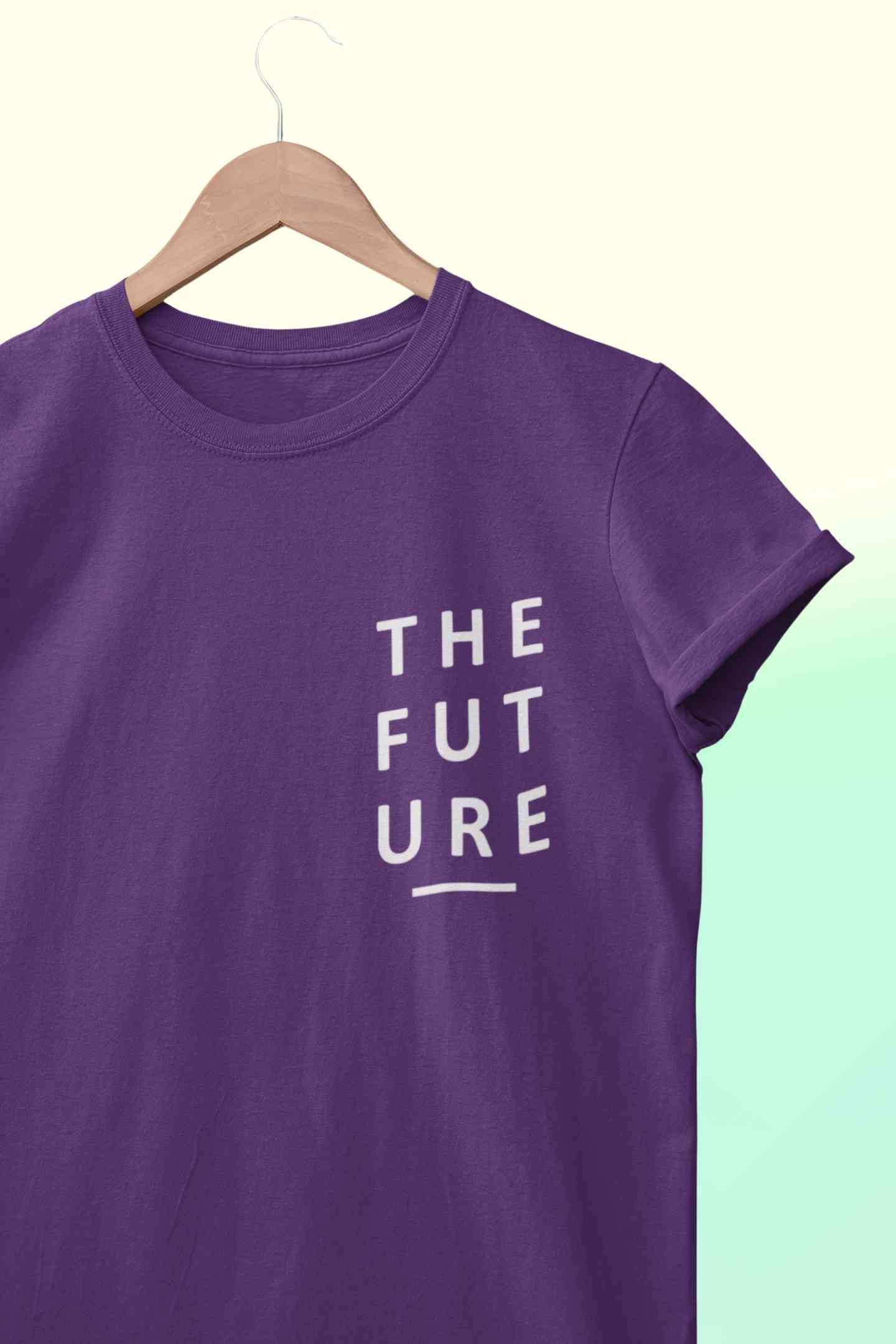 Future Women Half Sleeves T-shirt- FunkyTeesClub