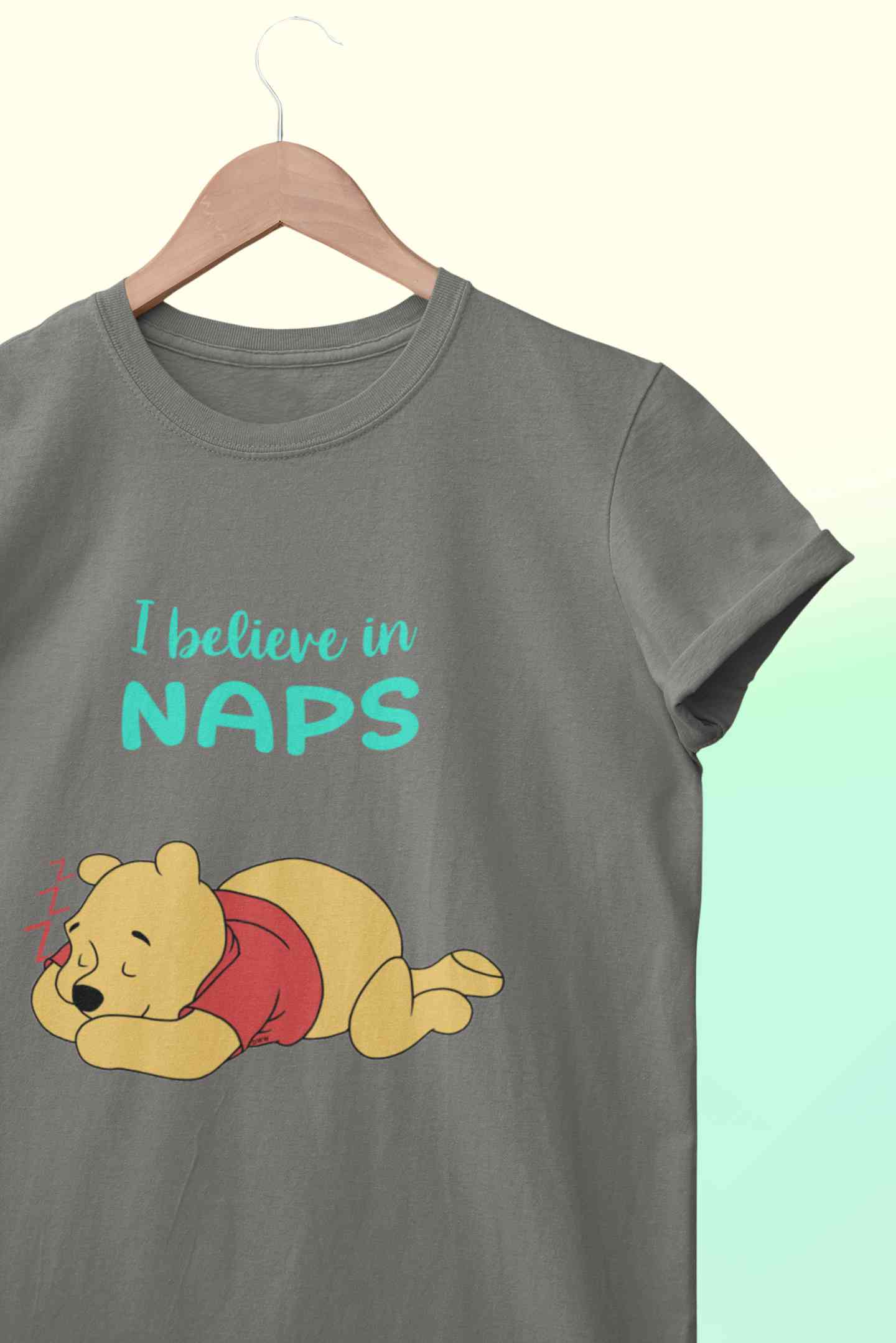 I Believe In Naps Women Half Sleeves T-shirt- FunkyTeesClub