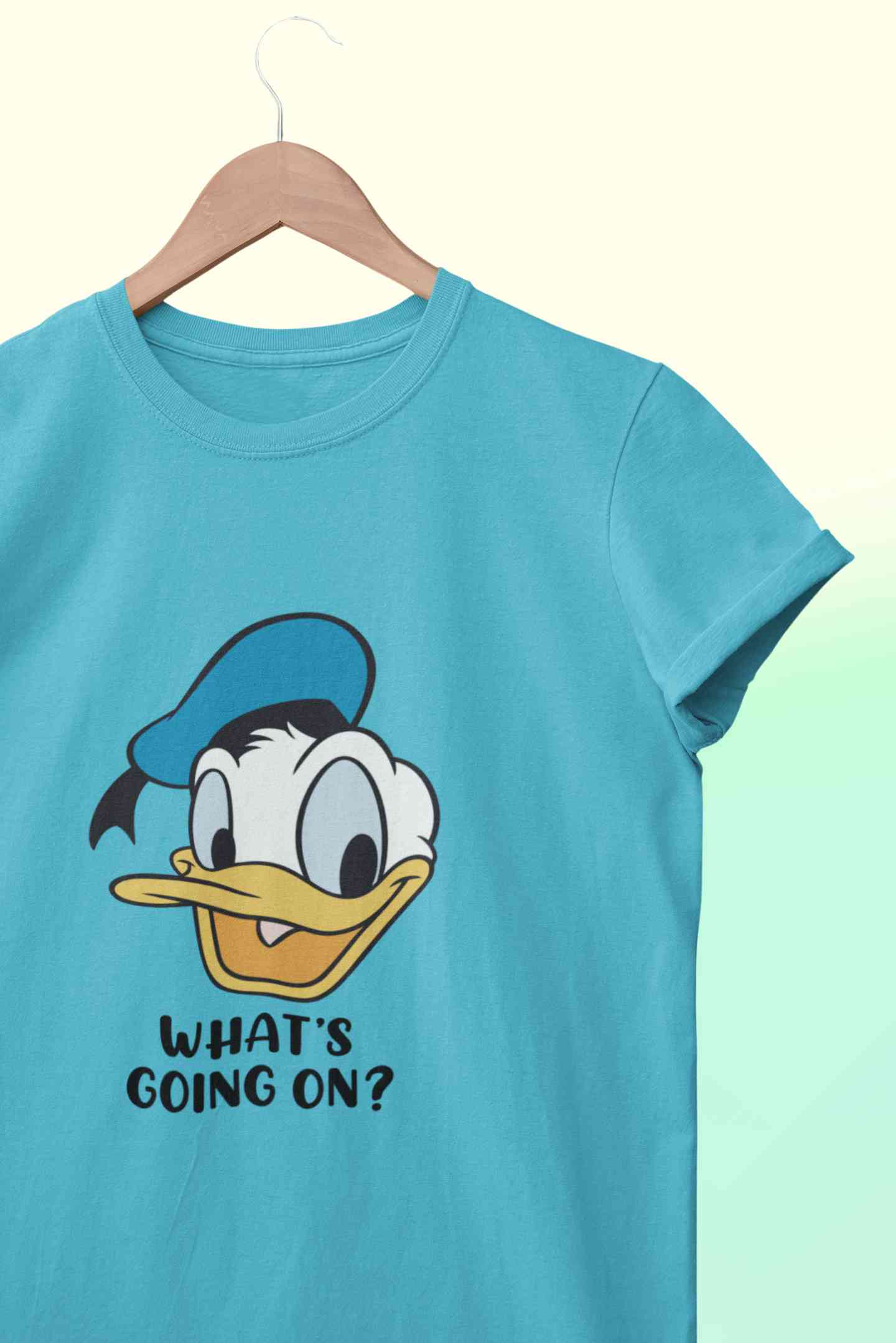 Whats Going On Mens Half Sleeves T-shirt- FunkyTeesClub