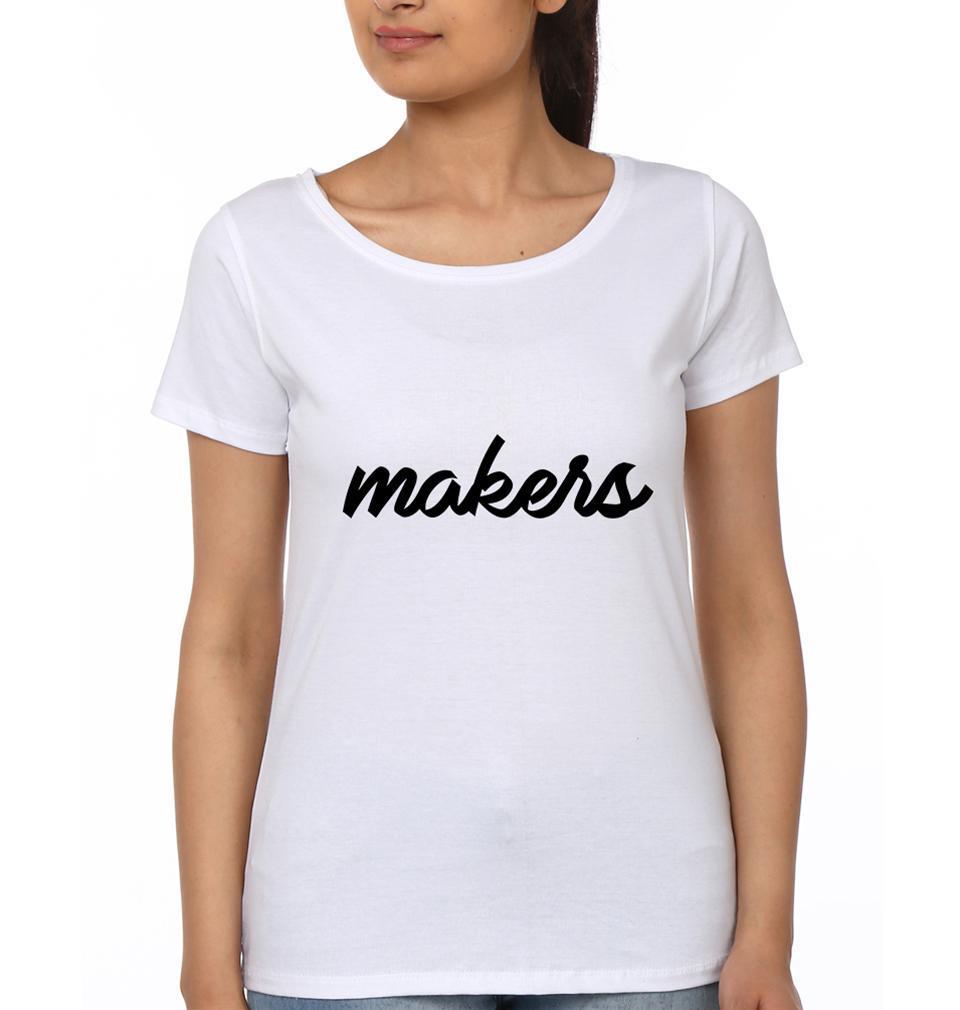 Trouble Maker BFF Half Sleeves T-Shirts-FunkyTees - Funky Tees Club