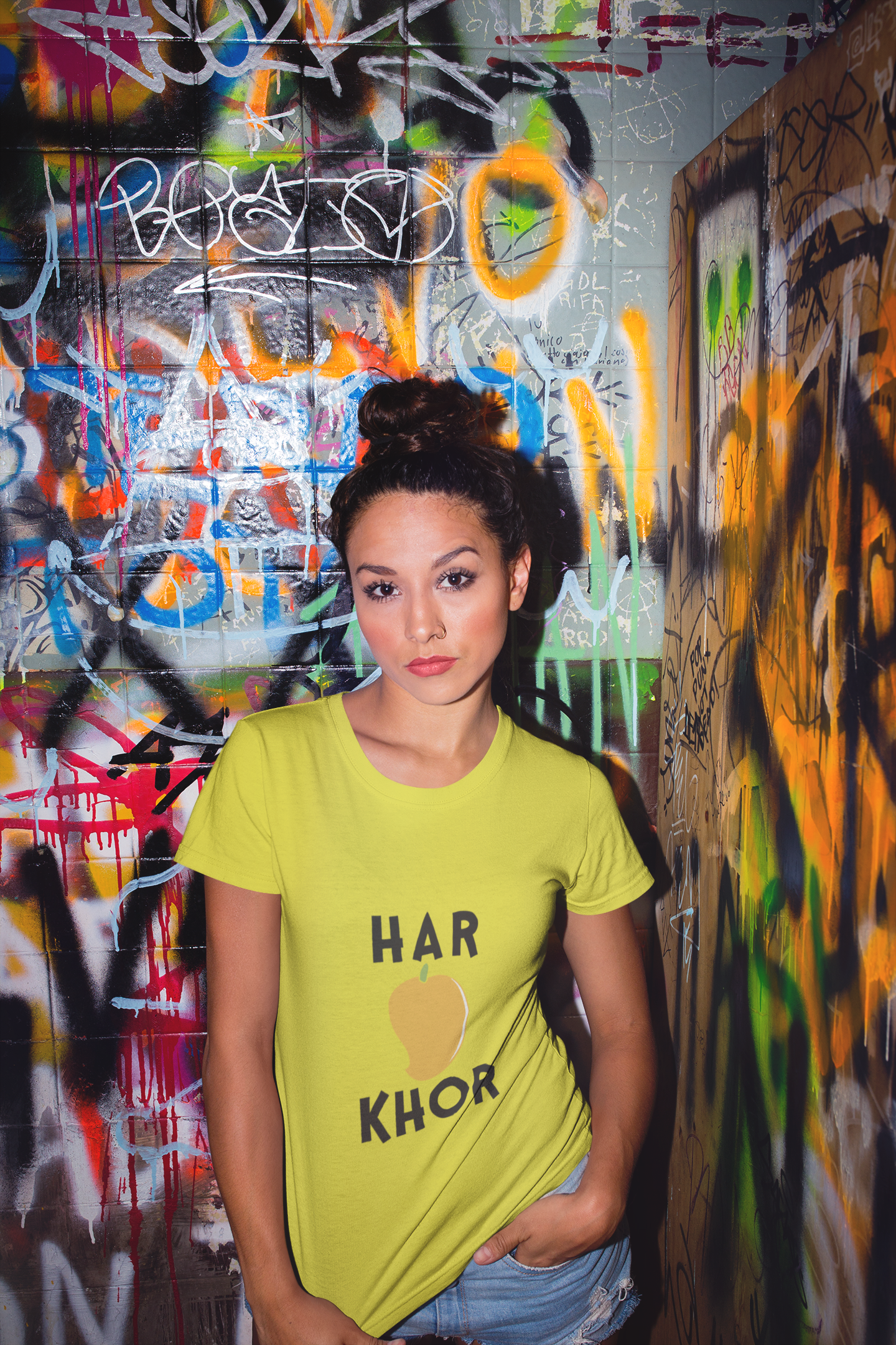 Haramkhor Women Half Sleeves T-shirt- FunkyTeesClub