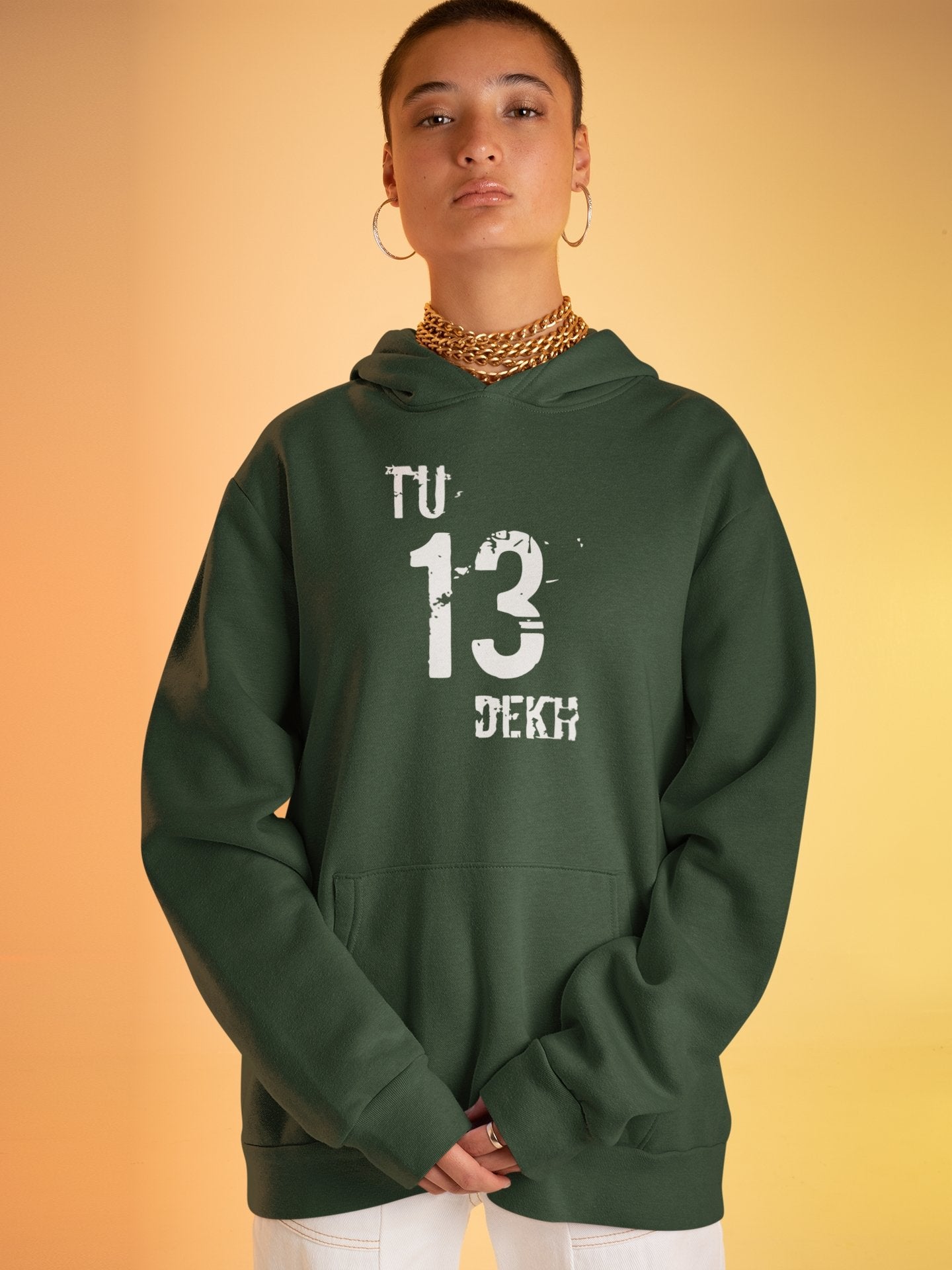 Tu Tera Dekh Desi Hoodies for Women-FunkyTeesClub - Funky Tees Club