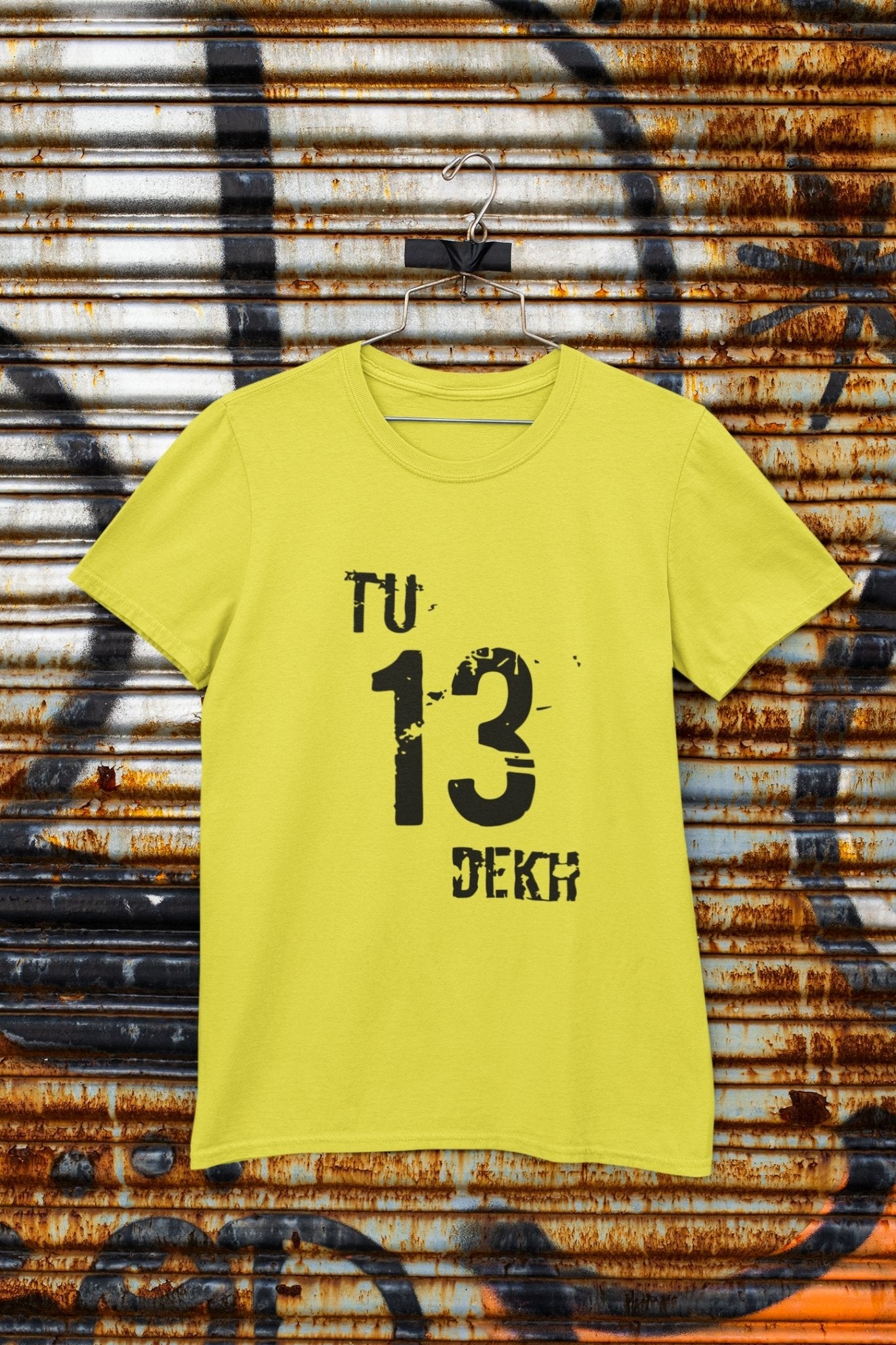 Tu Tera Dekh Desi Mens Half Sleeves T-shirt- FunkyTeesClub - Funky Tees Club
