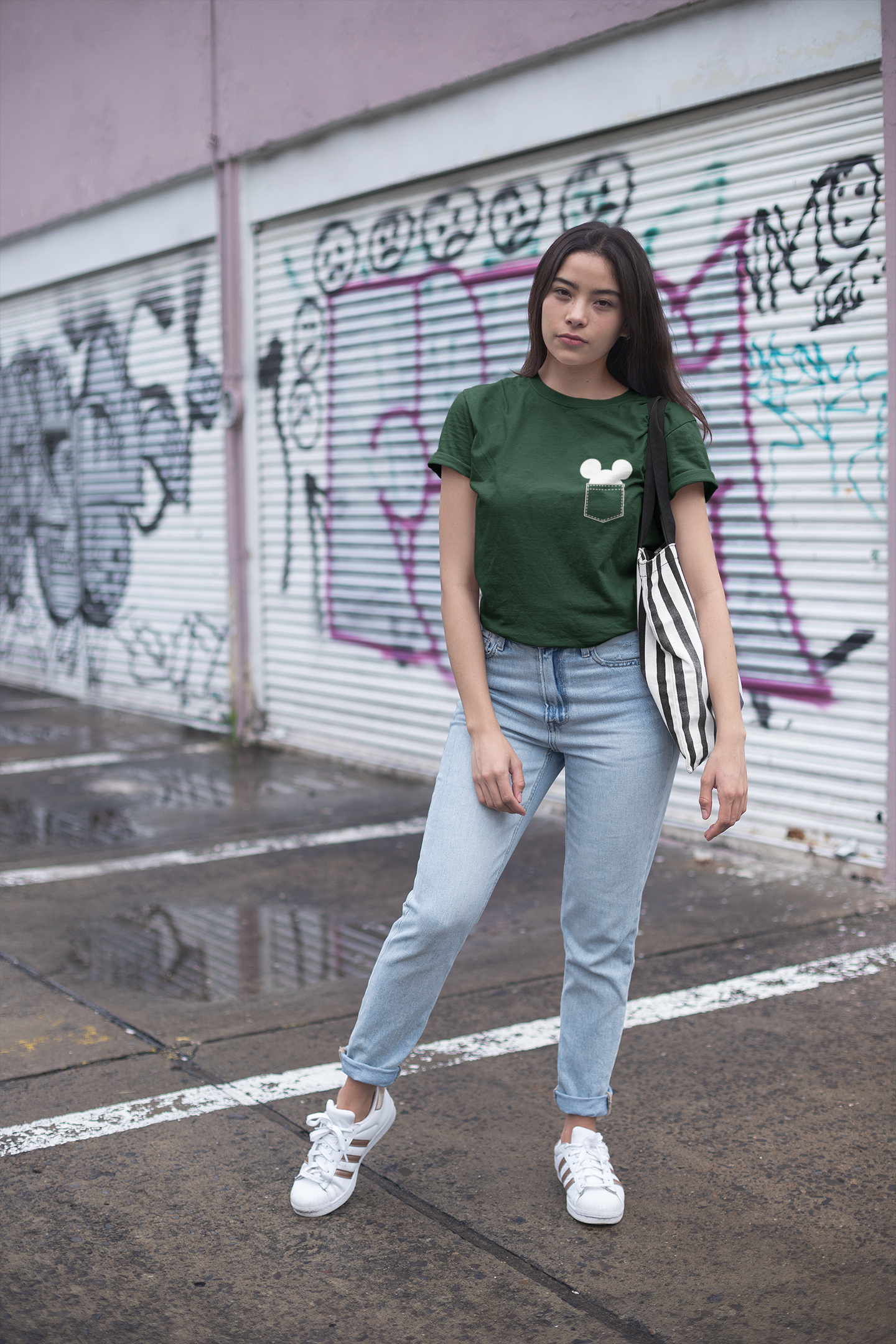 Mickey Women Half Sleeves T-shirt- FunkyTeesClub