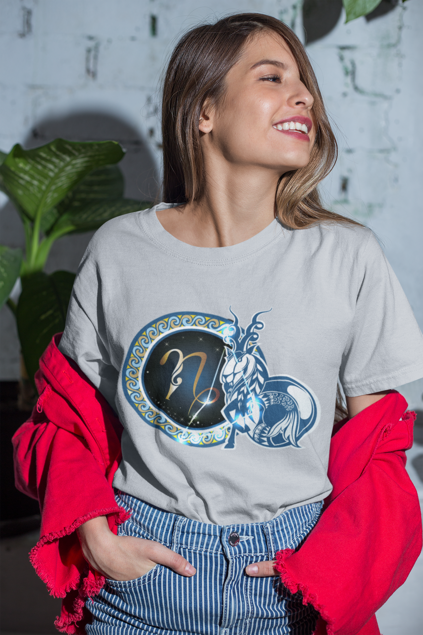 Capricon Zodiac Sign Women Half Sleeves T-shirt- FunkyTeesClub