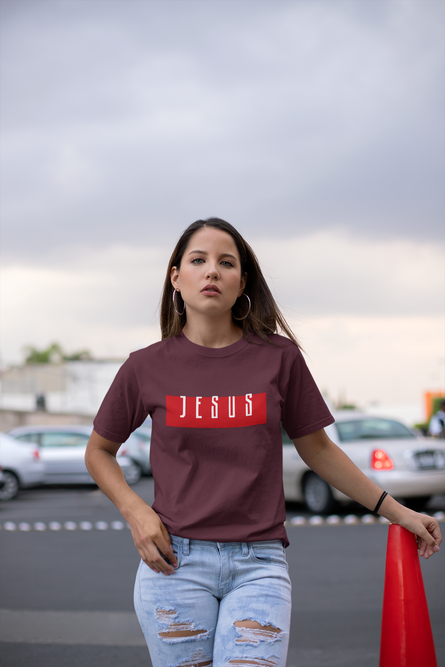 Jesus Women Half Sleeves T-shirt- FunkyTeesClub