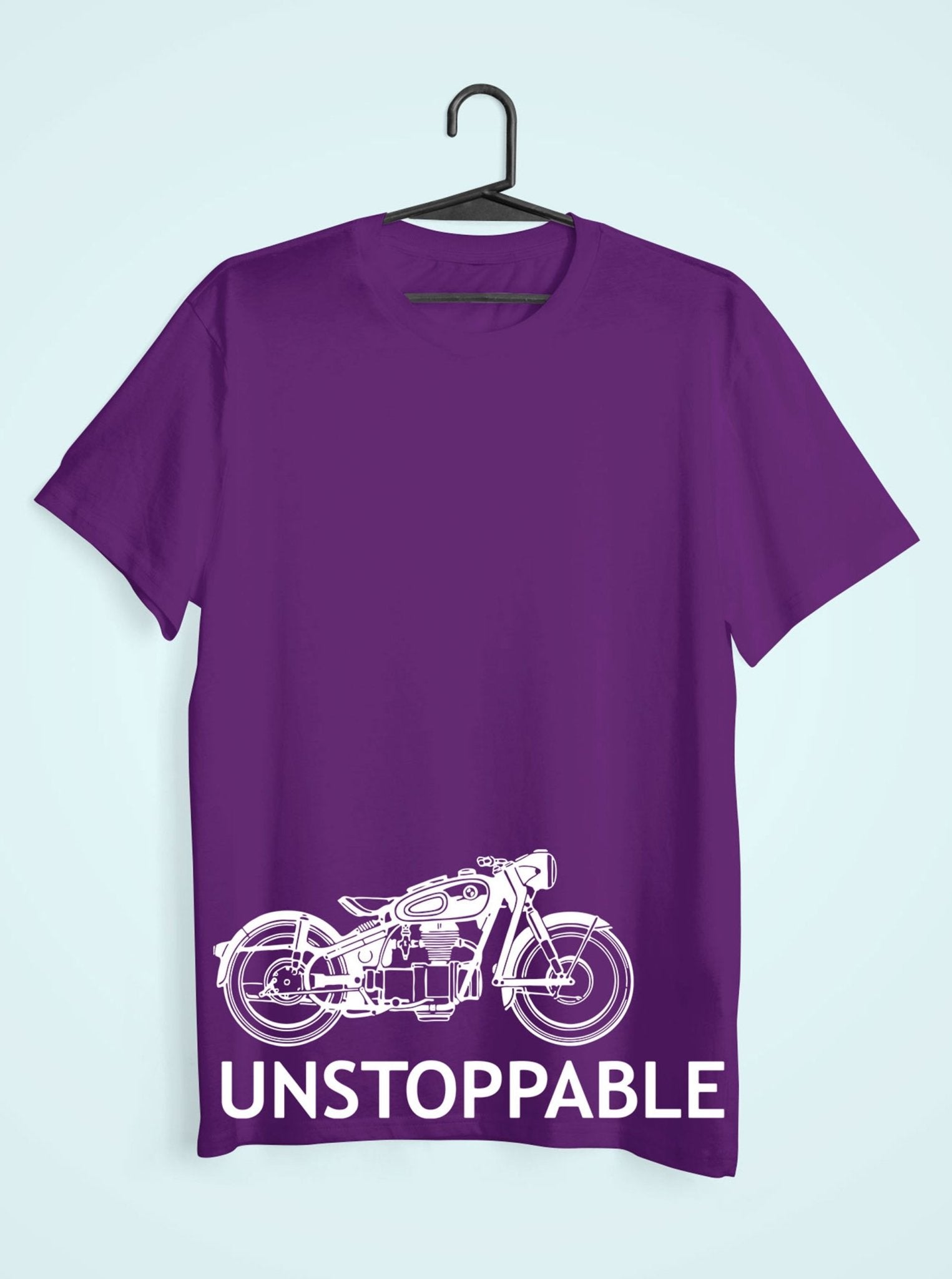 Unstoppable Mens Half Sleeves T-shirt- FunkyTeesClub - Funky Tees Club
