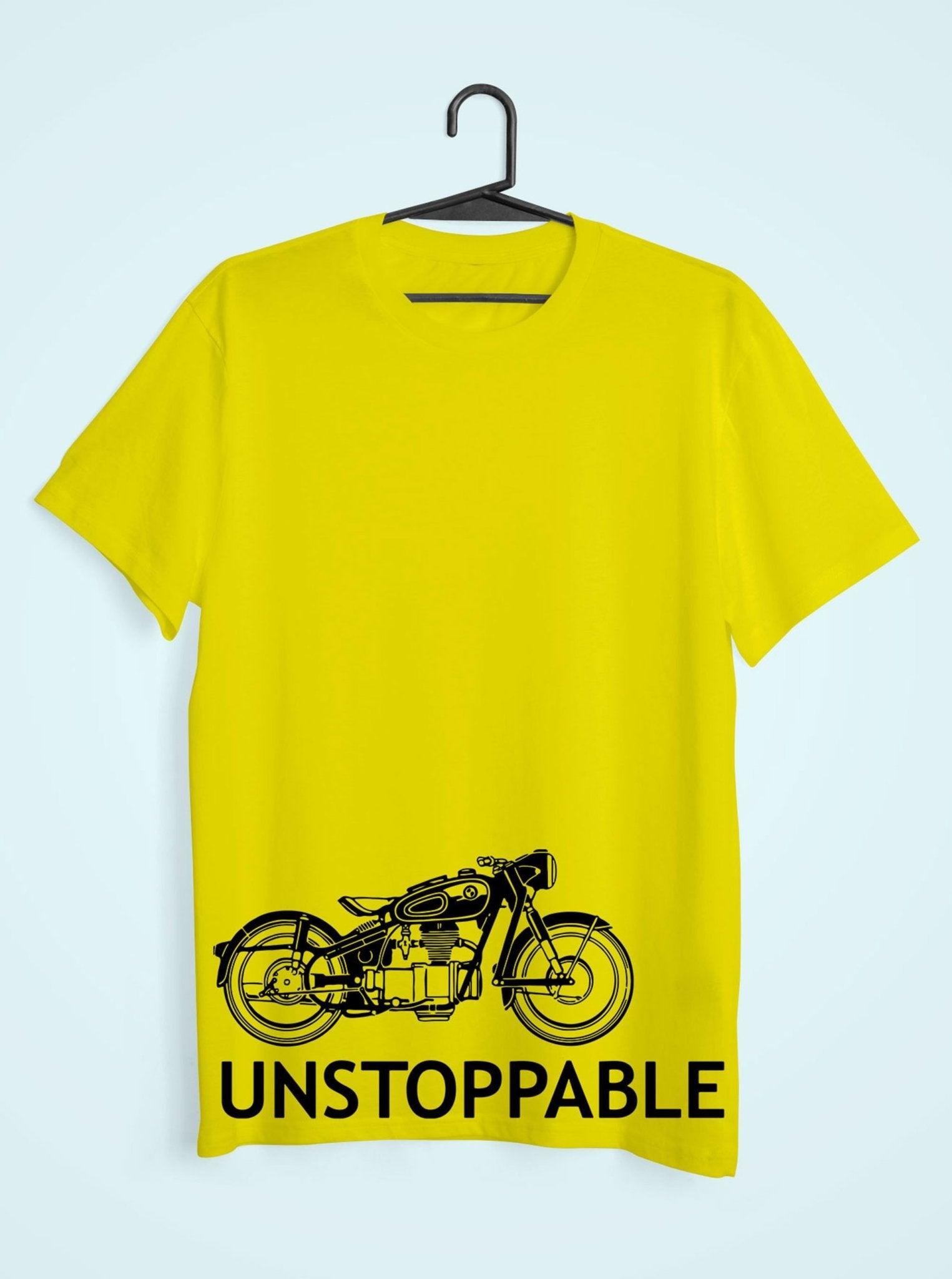 Unstoppable Mens Half Sleeves T-shirt- FunkyTeesClub - Funky Tees Club