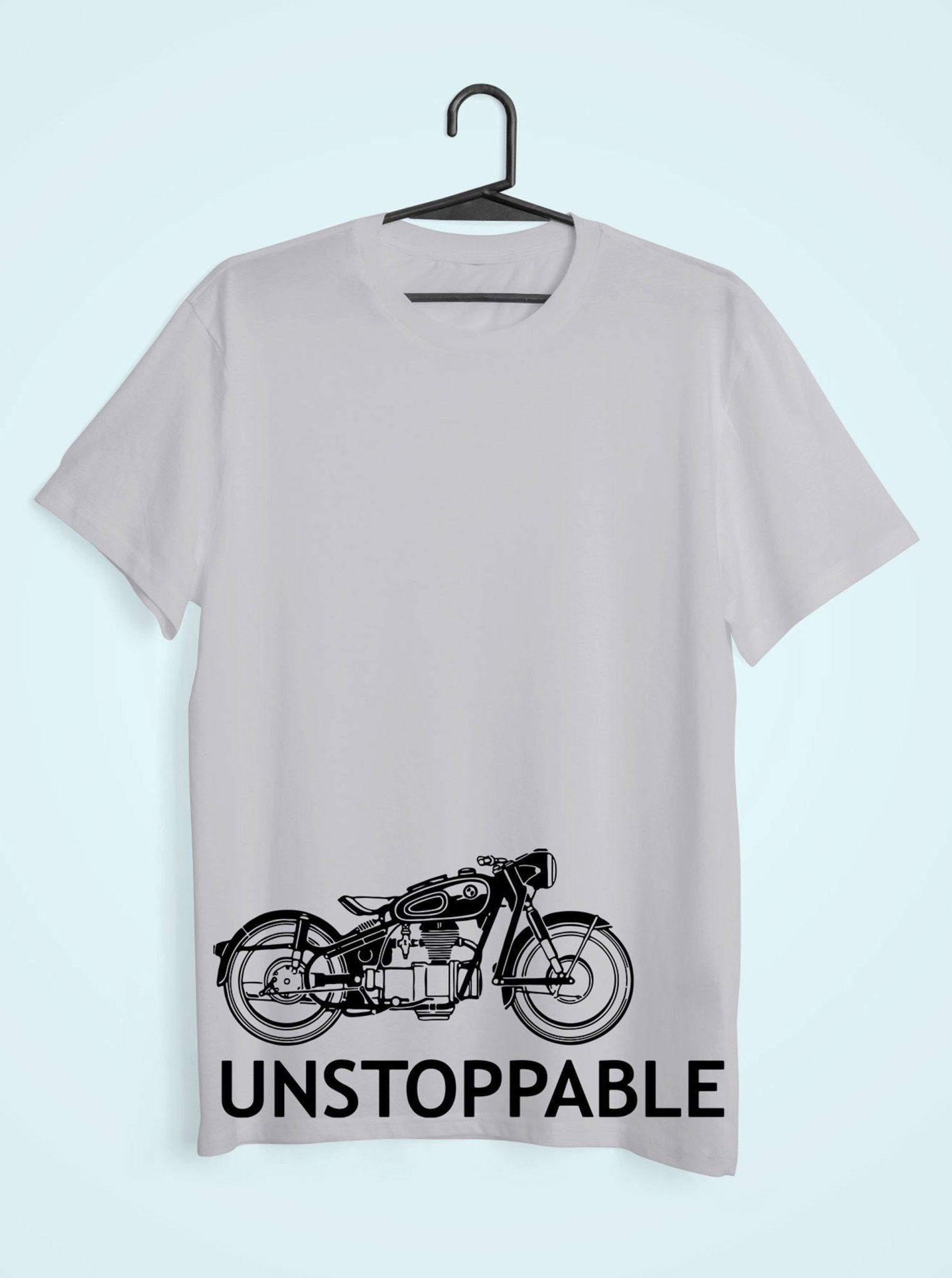 Unstoppable Mens Half Sleeves T-shirt- FunkyTeesClub - Funky Tees Club