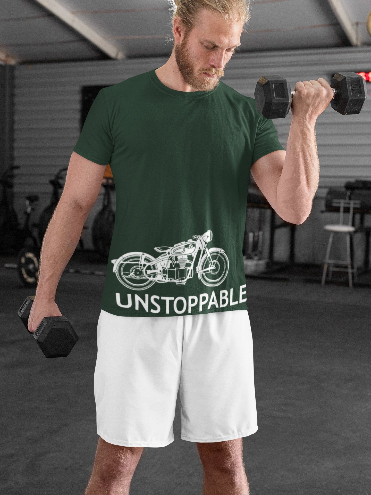 Unstoppable Mens Half Sleeves T-shirt- FunkyTeesClub - Funky Tees Club