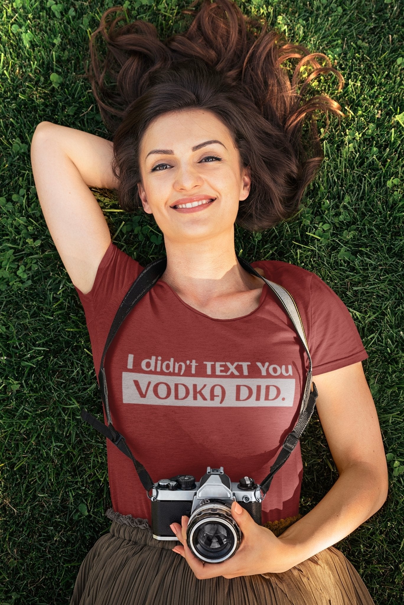 Vodka Women Half Sleeves T-shirt- FunkyTeesClub - Funky Tees Club