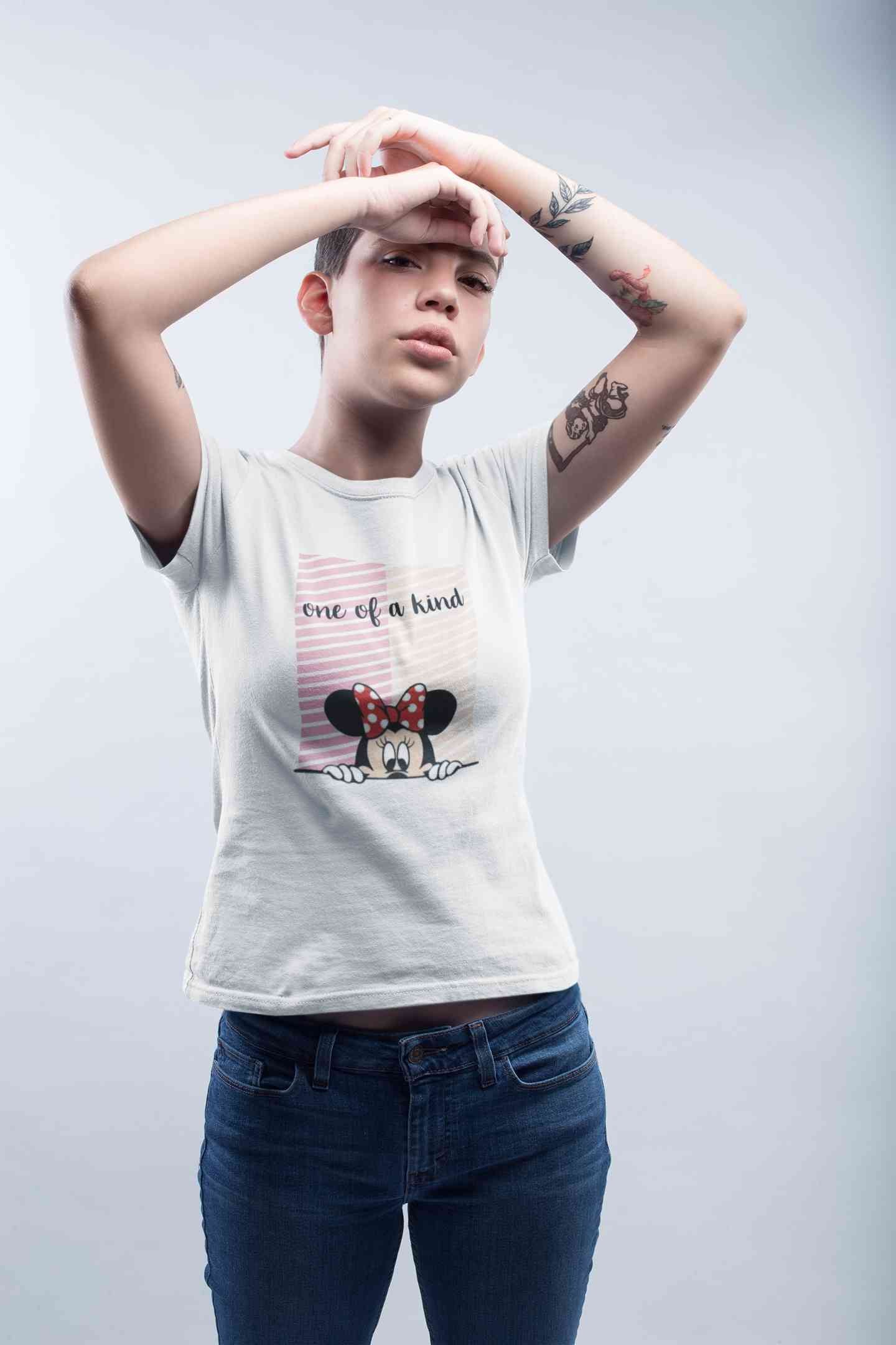 One Of A Kind Women Half Sleeves T-shirt- FunkyTeesClub