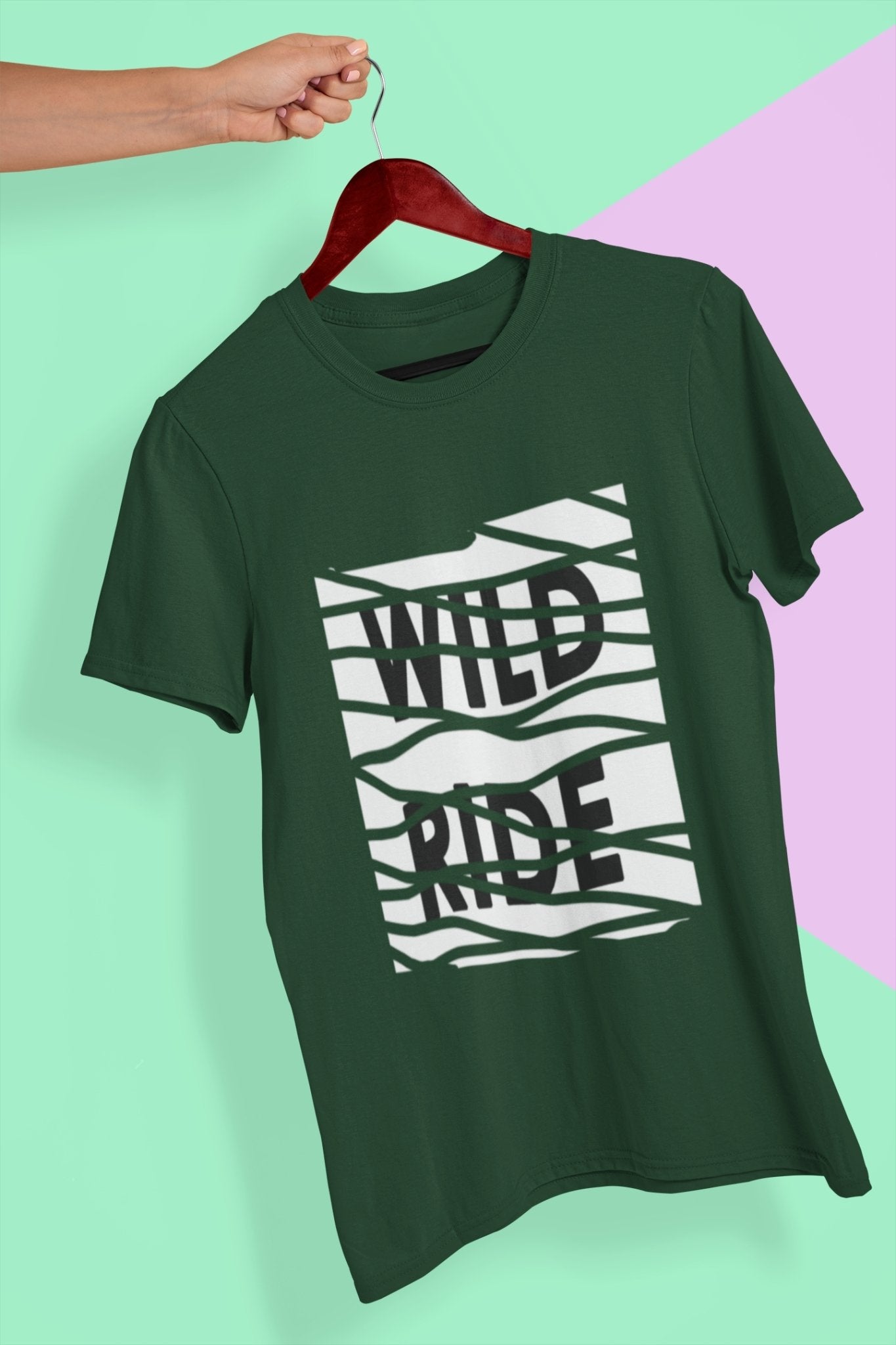 Wild Life Women Half Sleeves T-shirt- FunkyTeesClub - Funky Tees Club