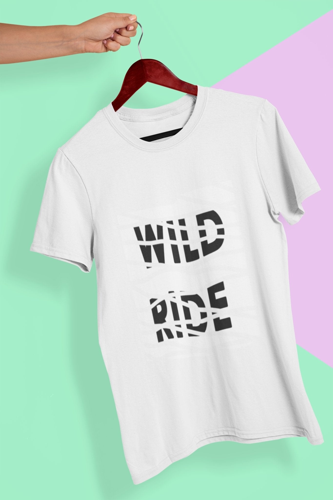 Wild Life Women Half Sleeves T-shirt- FunkyTeesClub - Funky Tees Club