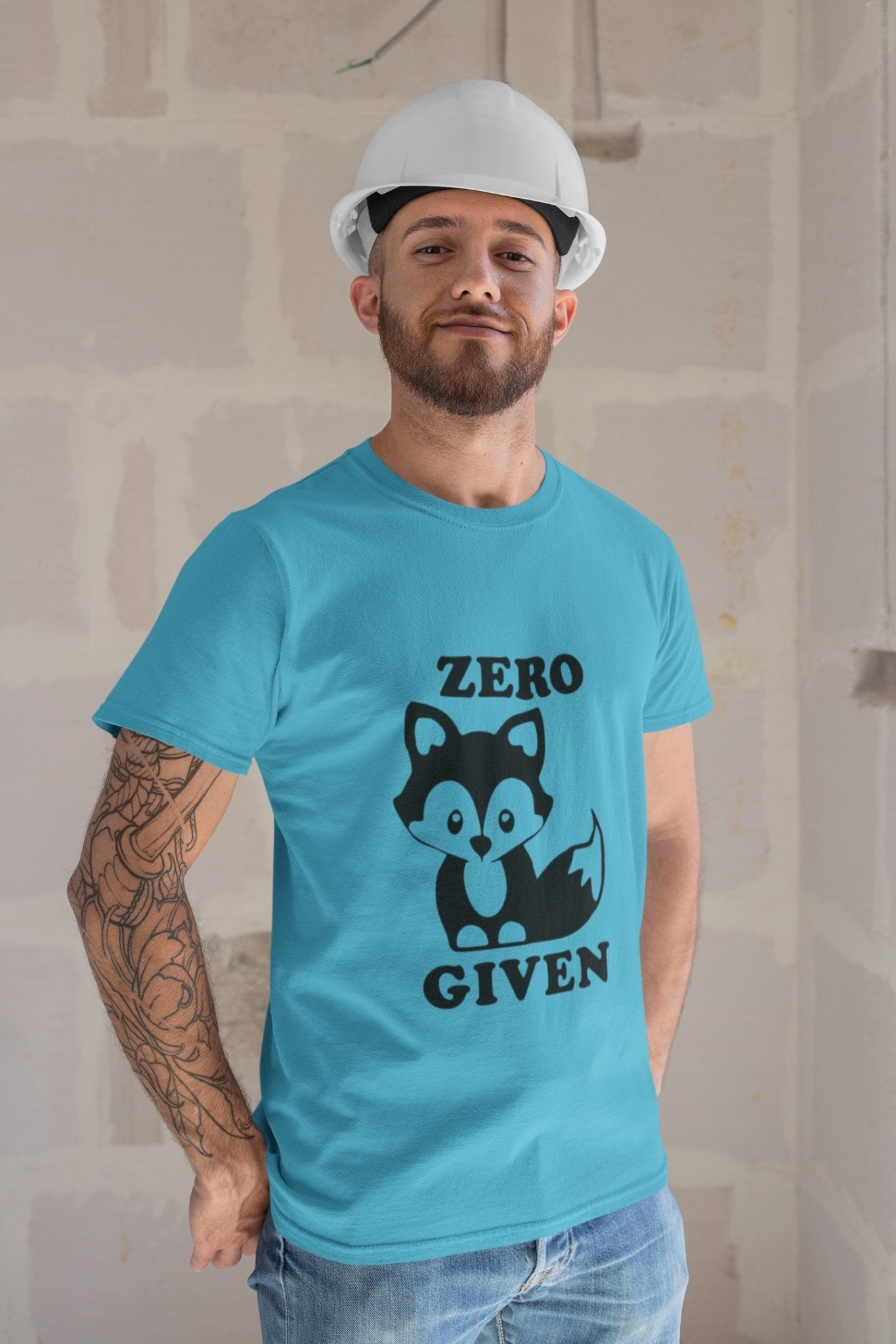 Zero Given Mens Half Sleeves T-shirt- FunkyTeesClub - Funky Tees Club