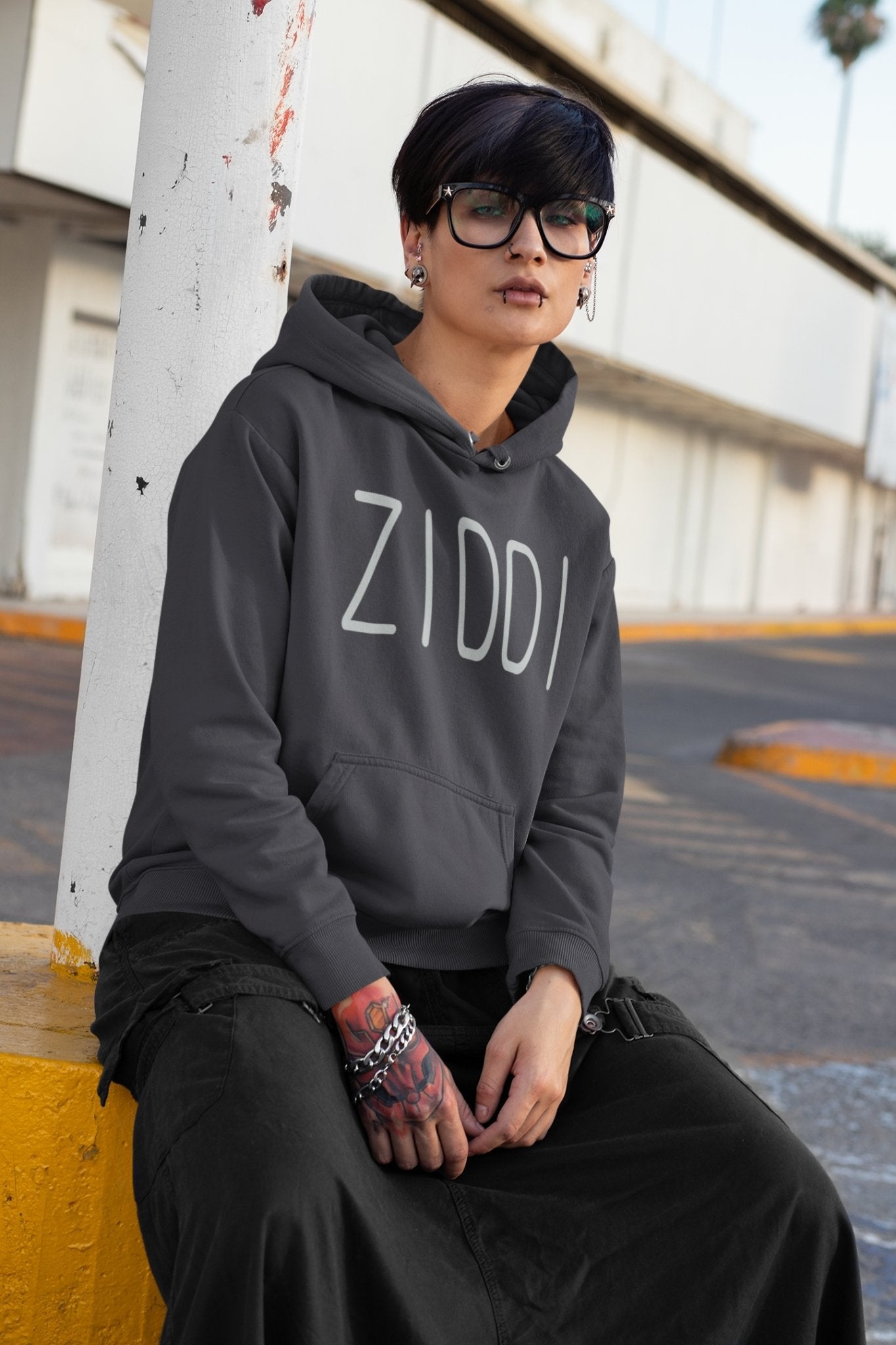Ziddi Desi Hoodies for Women-FunkyTeesClub - Funky Tees Club