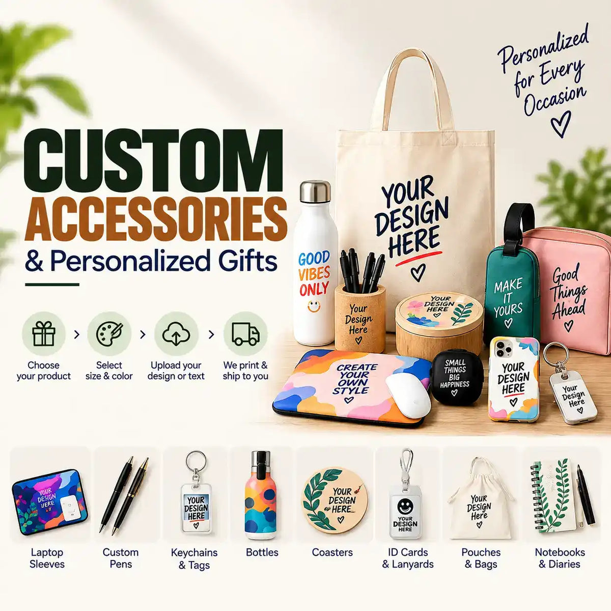 Custom Accessories & Personalized Gifts