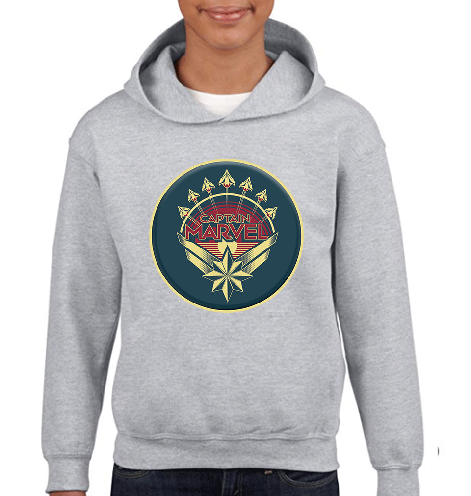 Captain Marvel Superhero Boy Hoodies-FunkyTeesClub