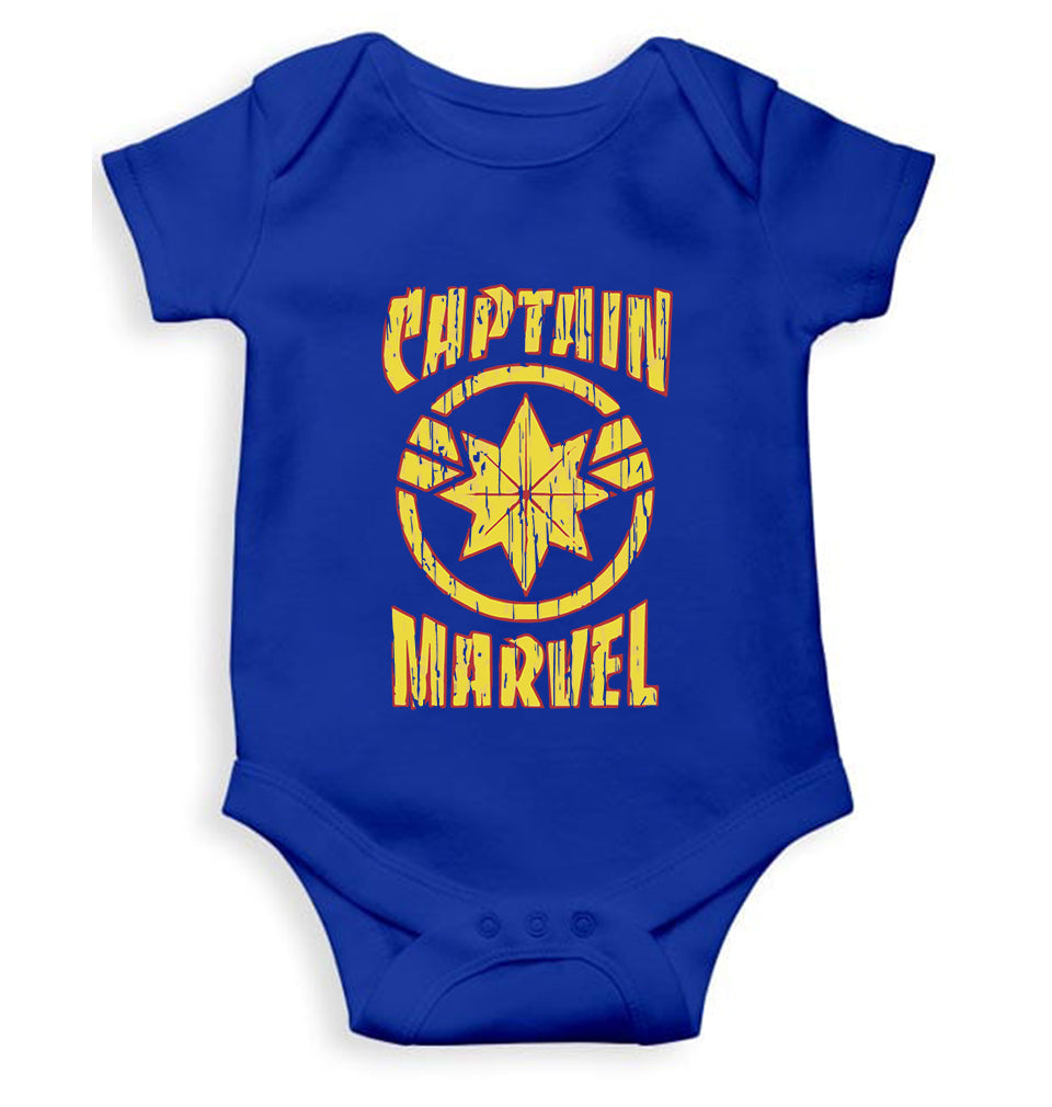 Captain Marvel Rompers for Baby Girl- FunkyTeesClub