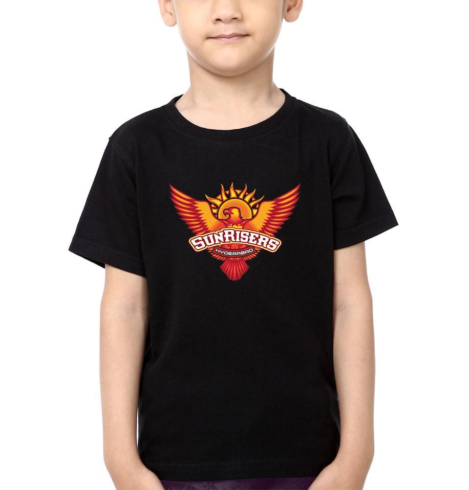 IPL SRH Sunrisers Hyderabad Half Sleeves T-Shirt for Boys and Kids-FunkyTeesClub
