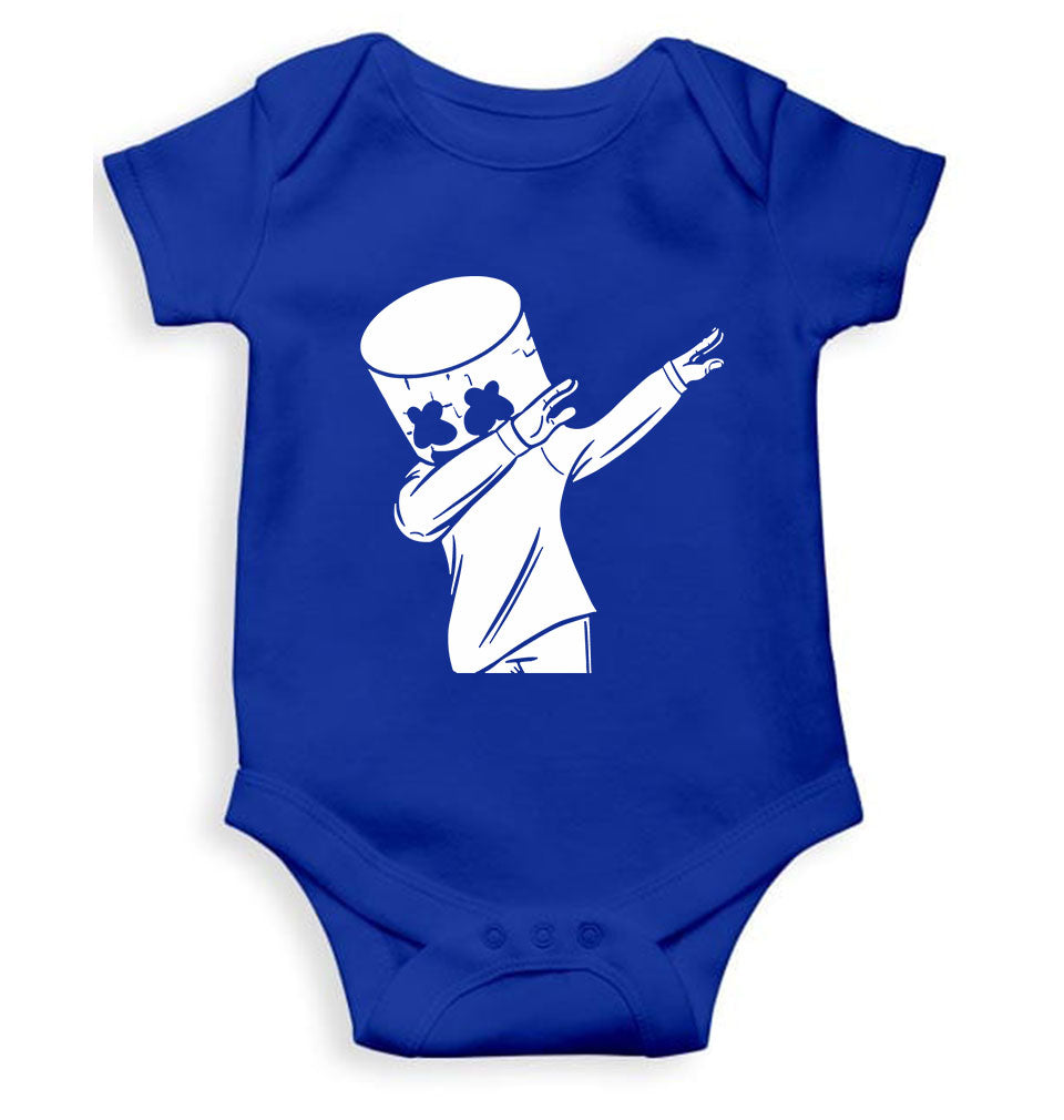 Dab Marshmello Rompers for Baby Girl- FunkyTeesClub